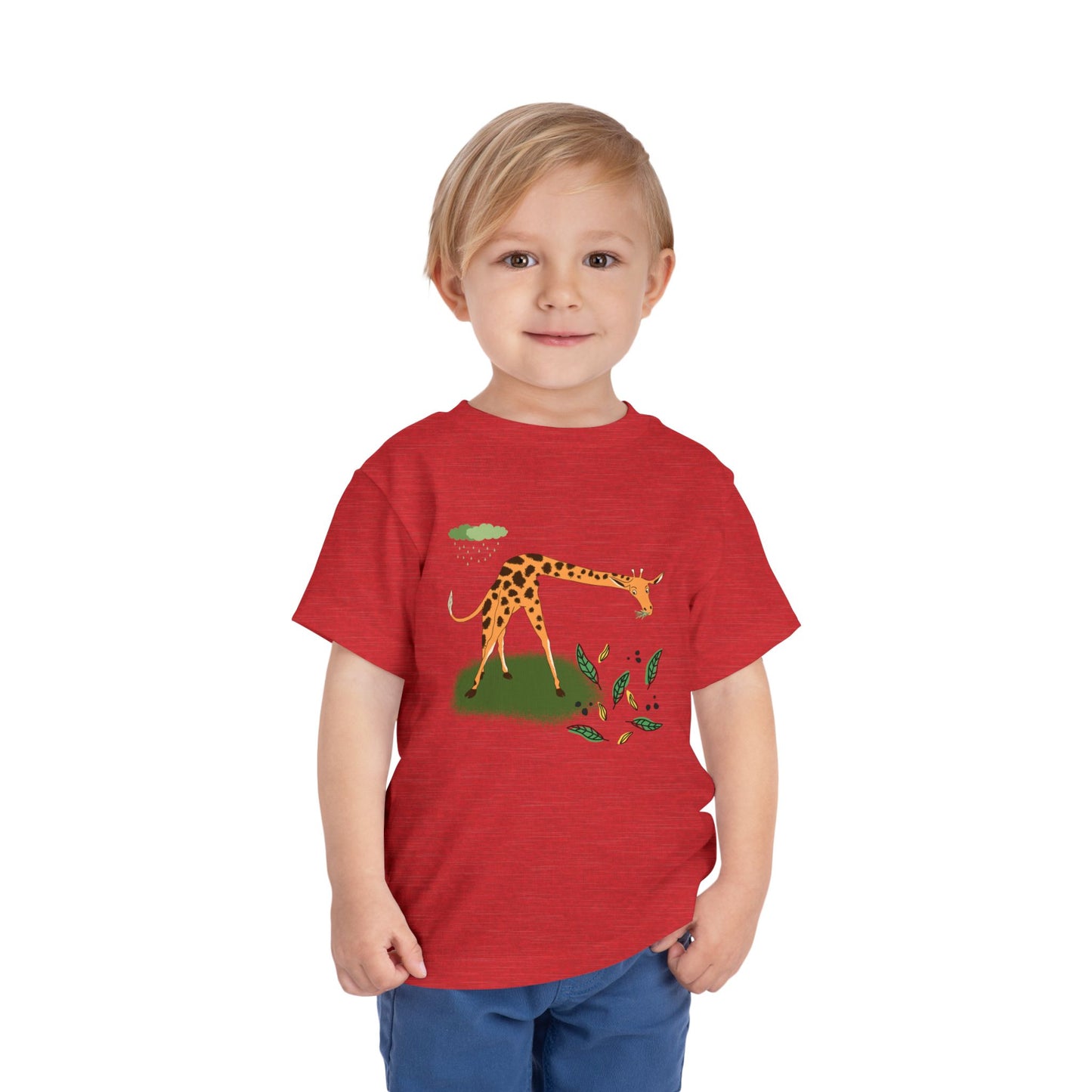 Cute Giraffe Toddler Tee, Animal Shirt, Kids Summer Tee, Playful Toddler Clothes, Gift for Baby Showers, Nursery Decor, Toddler Outfit
