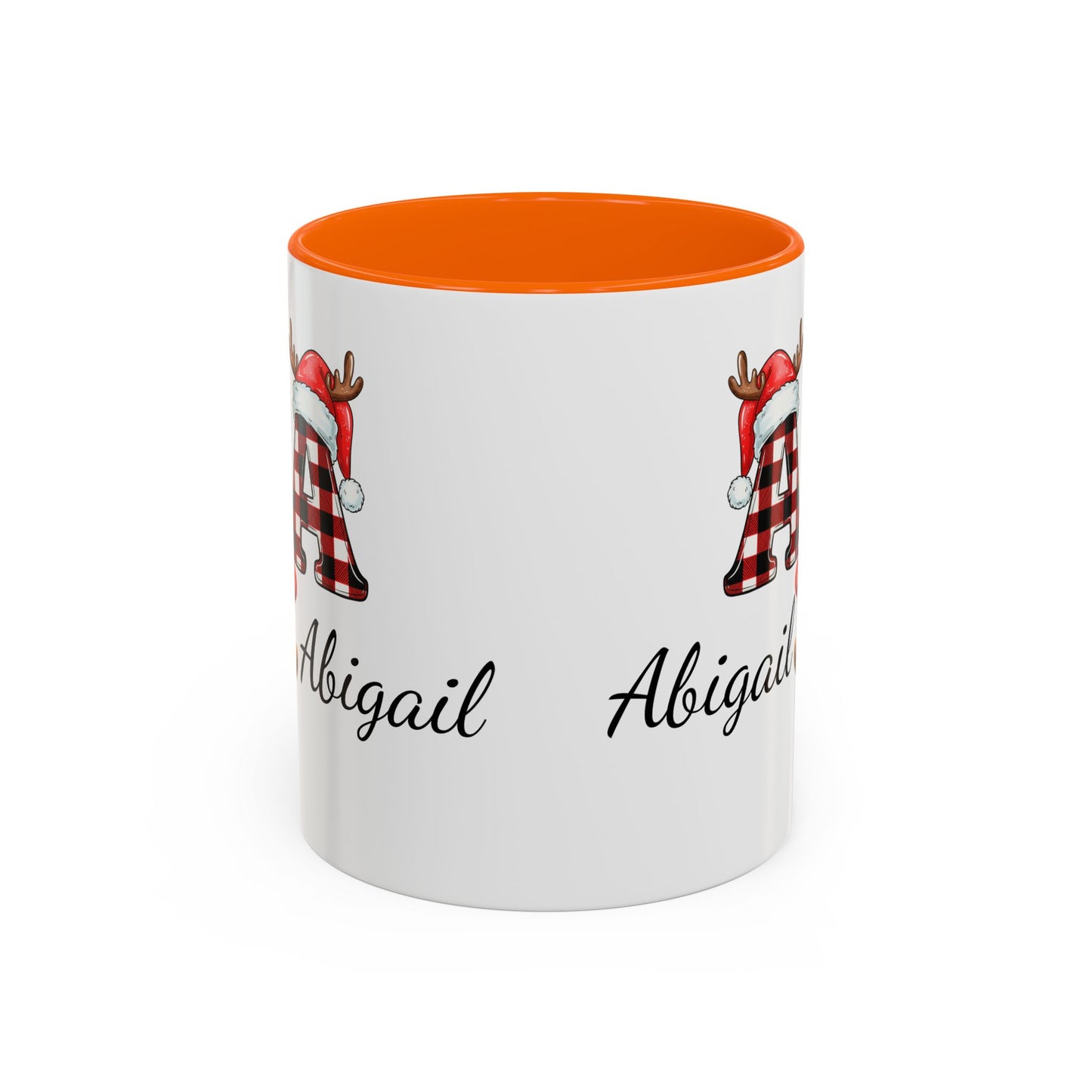 Festive Personalized Coffee Mug, Holiday Gift for Coffee Lovers, Custom Name Mug, Cute Animal Design, Perfect for Christmas