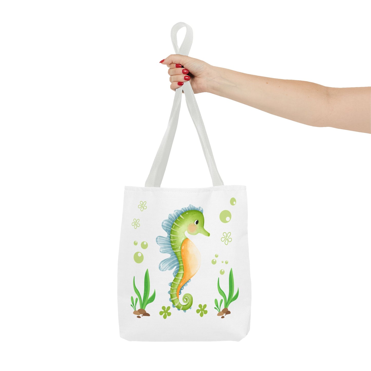 Seahorse with a focus on the natural world Tote Bag
