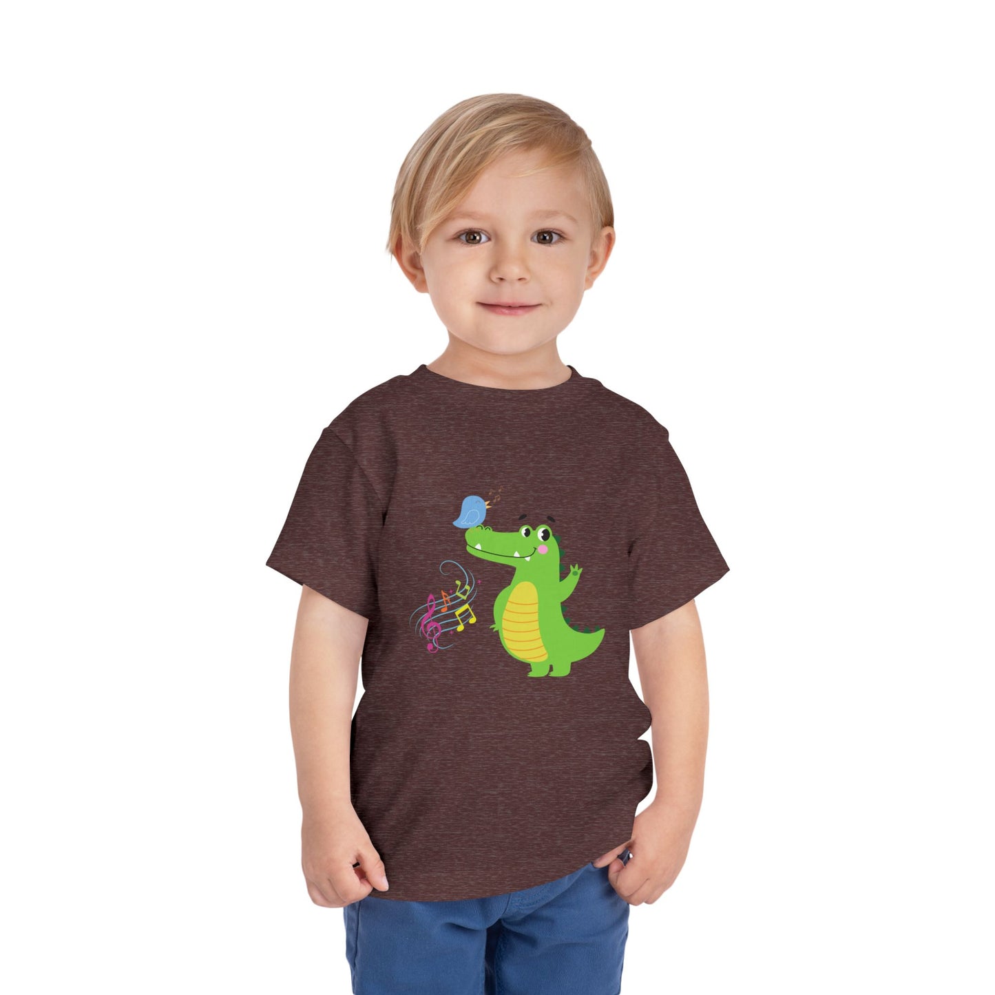 Cute Crocodile Toddler Tee, Kids Gift, Summer Clothing, Birthday Outfit, Playtime Shirt, Animal Lover Apparel
