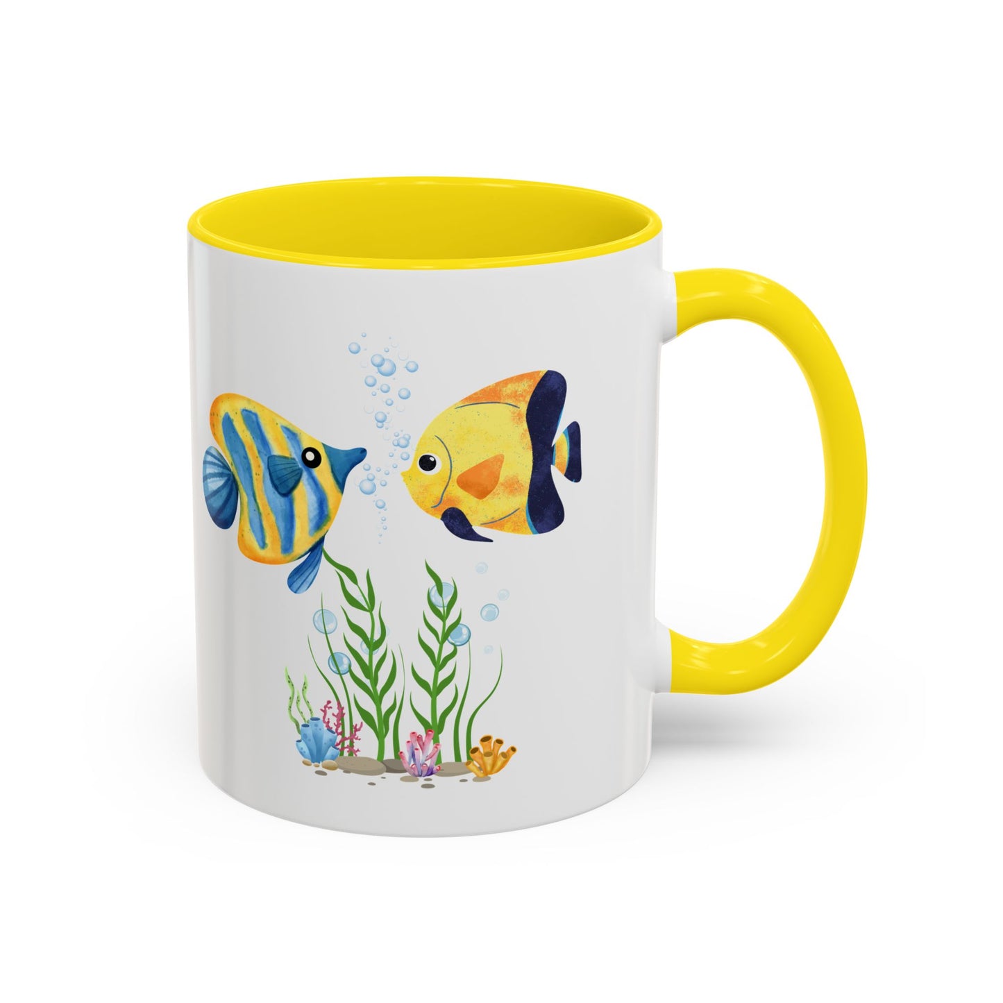 Two fish greet in underwater Coffee Mug