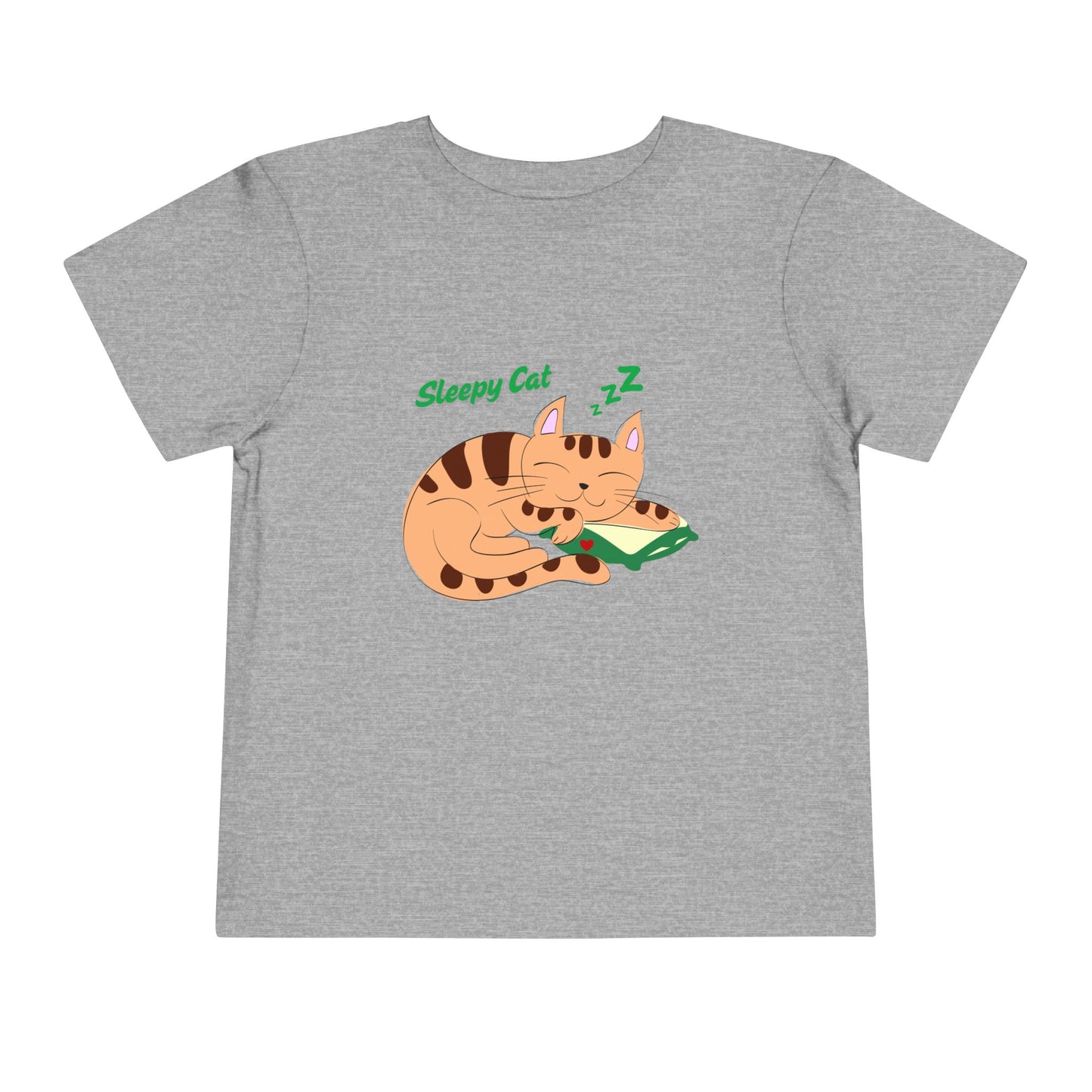 Sleepy Cat Toddler Tee, Cute Kids Shirt, Adorable Toddler Clothing, Cat Lover Gift, Baby Shower Present, Playful Everyday Wear