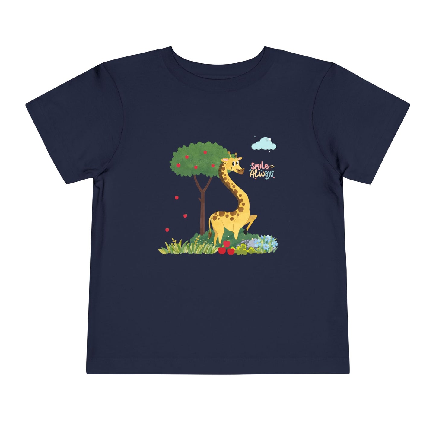 Adorable Toddler Giraffe Tee, Cute Kids Shirt, Playful Summer Top, Toddler Gift, Nature-Themed Children’s Apparel