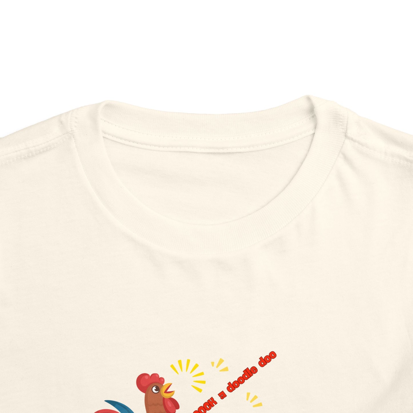 Rooster & Tractor Toddler Tee - Farm Animal Shirt, Cute Toddler Outfit, Birthday Gift, Kids Apparel, Farm Themed Clothing