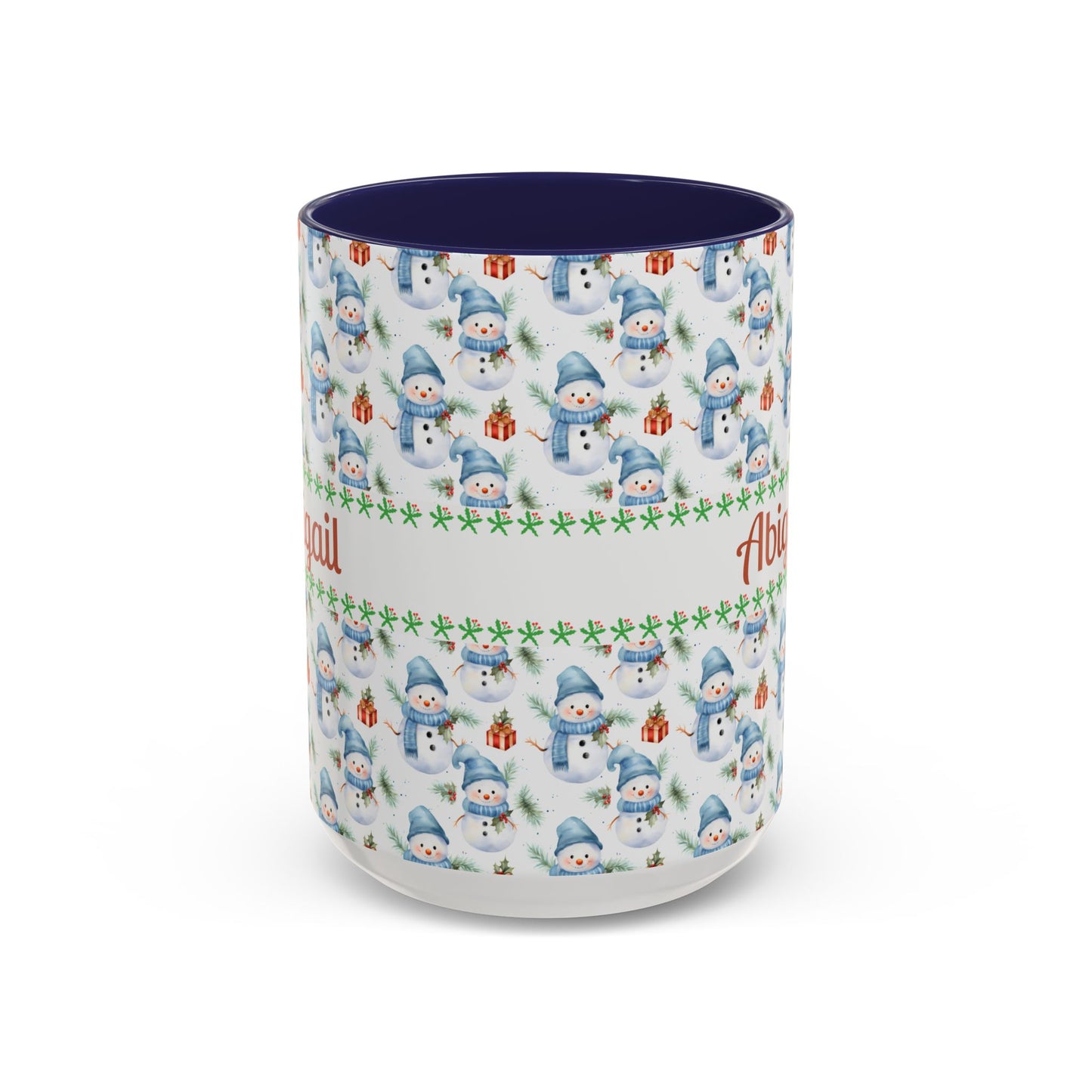 Festive Snowman Coffee Mug, Personalized Holiday Mug, Winter Decor, Gift for Her, Cute Coffee Cup