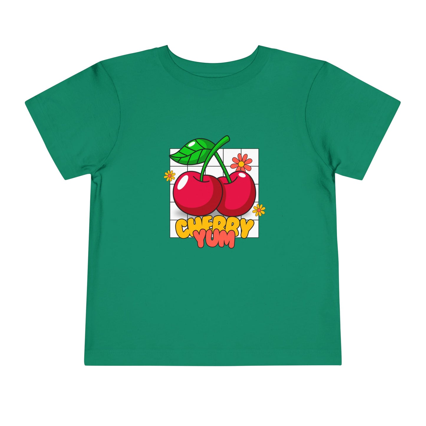 Cute Cherry Toddler Tee - Fun Summer T-Shirt for Kids, Birthday Gift, Playtime Shirt, Cherry Yum Design, Toddler Apparel, Cute Kids Clothing