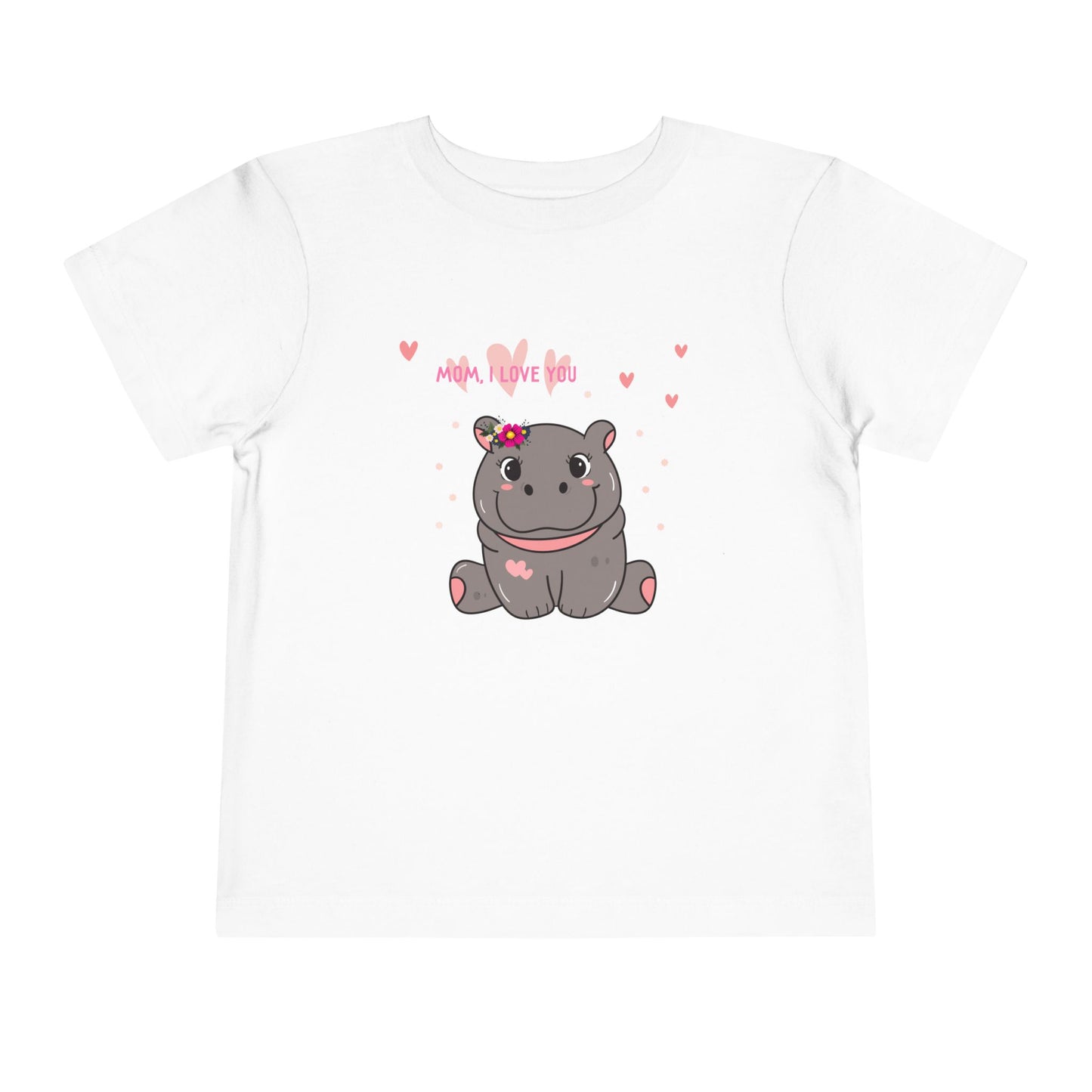 Cute Hippo Toddler Tee, Adorable Animal Shirt, Baby Shower Gift, Kids Birthday Outfit, Playful Summer Wear