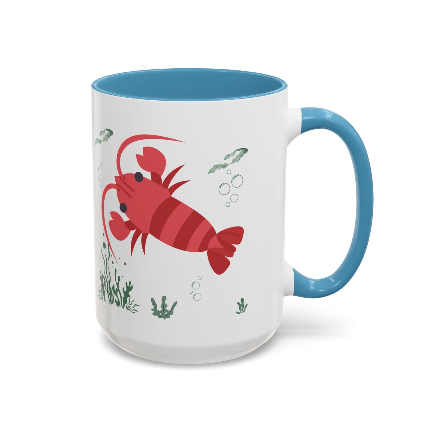 Red crayfish in an aquatic environment Coffee Mug