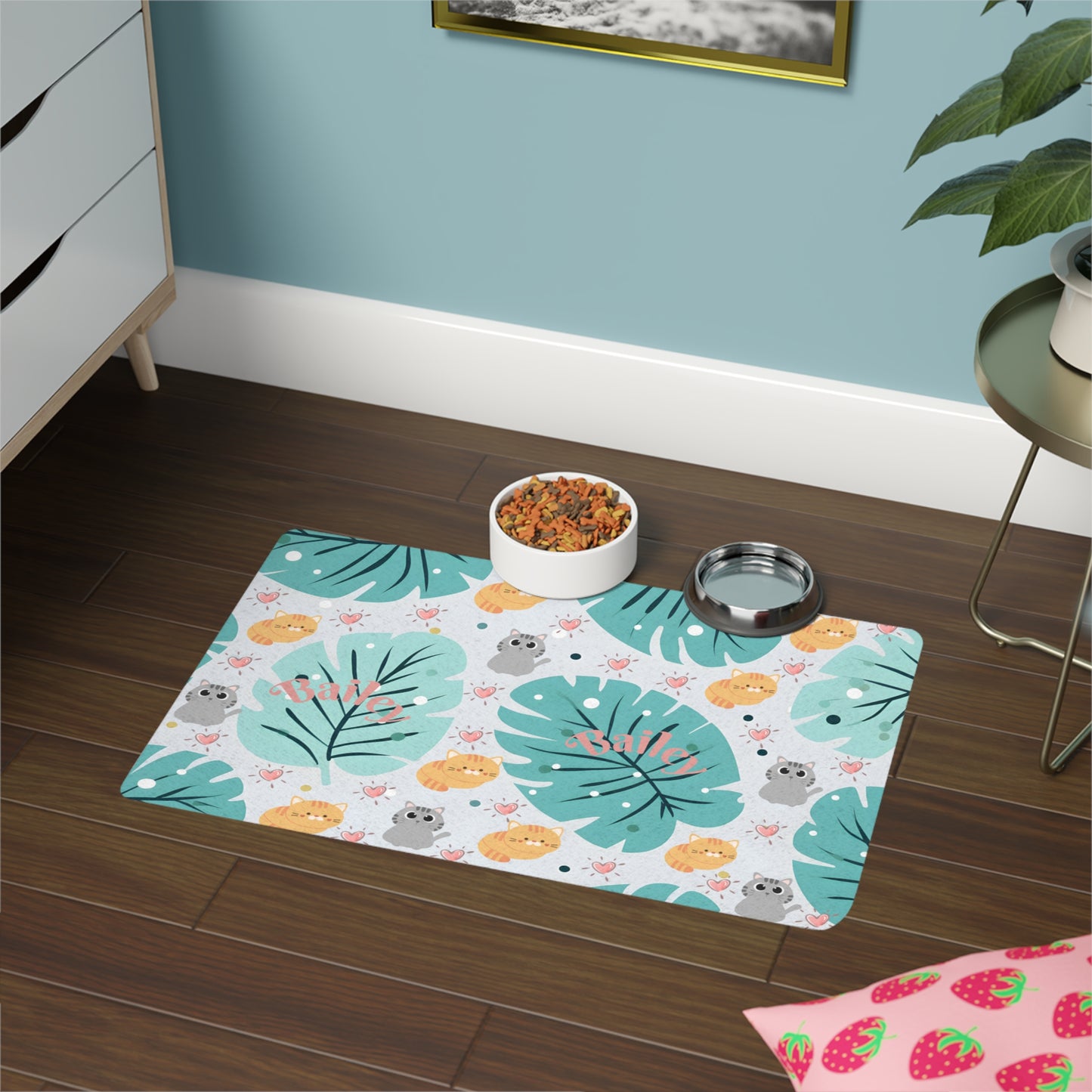 Tropical Cat & Dog Pet Food Mat (12x18)