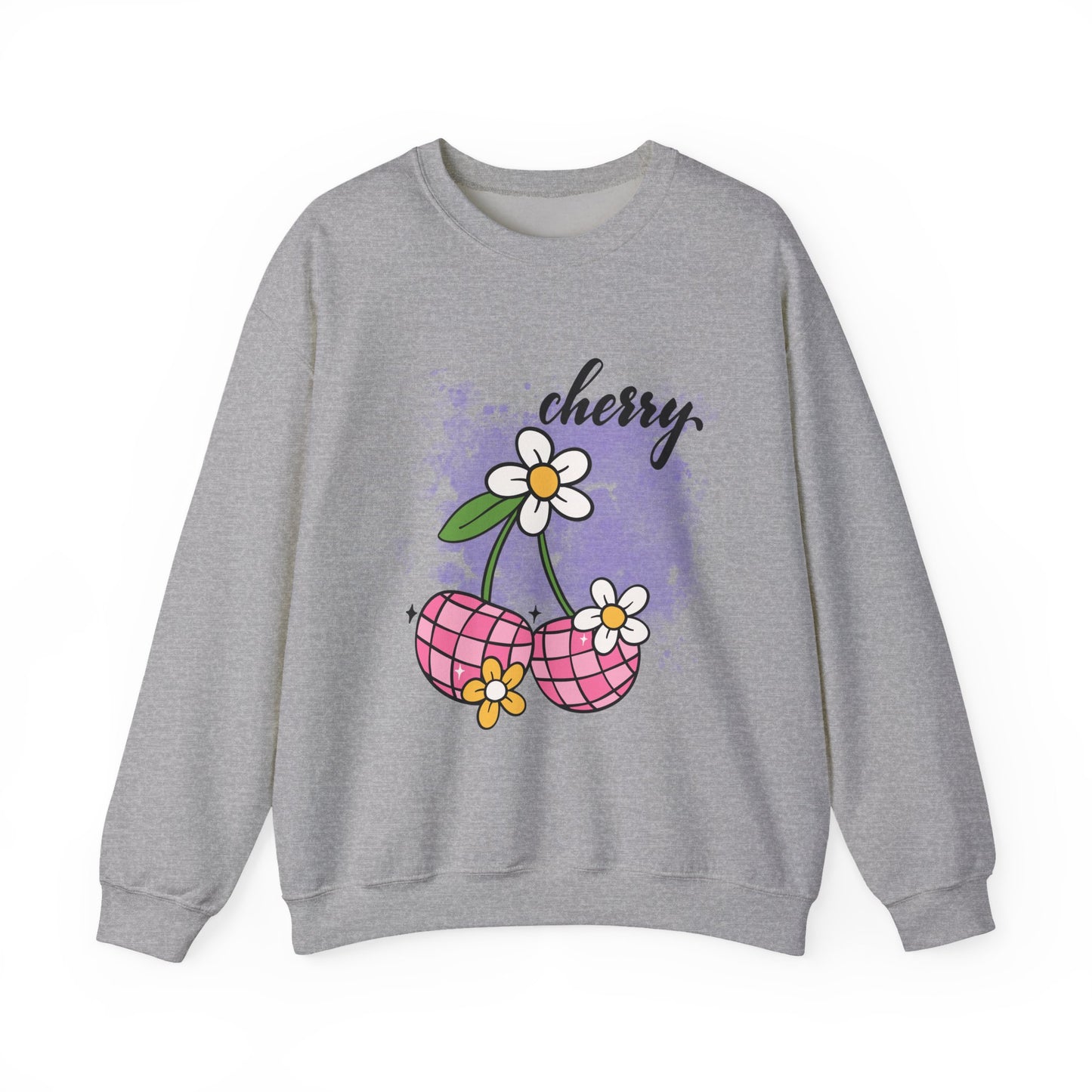 Cherry Blossom Unisex Sweatshirt, Cute Fall Fashion, Cozy Casual Wear, Gift Idea for Friends, Trendy Street Style