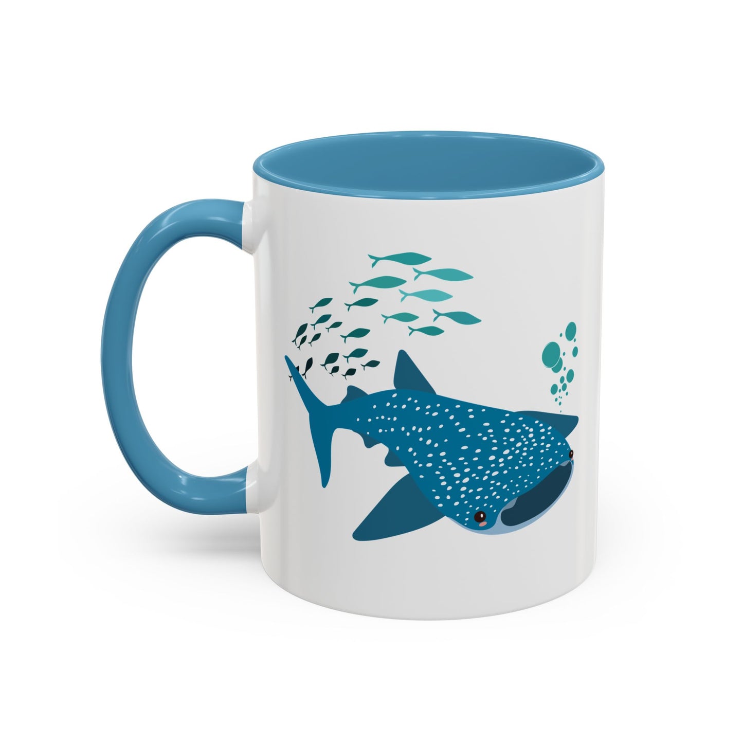Whale Shark school of fish and buddles Coffee Mug