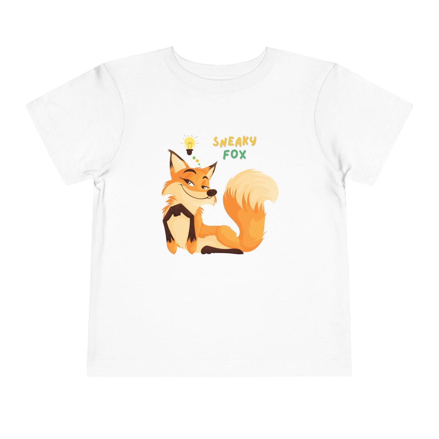 Sneaky Fox Toddler Tee, Cute Toddler Shirt, Animal Lover Gift, Kids Birthday Outfit, Nursery Decor