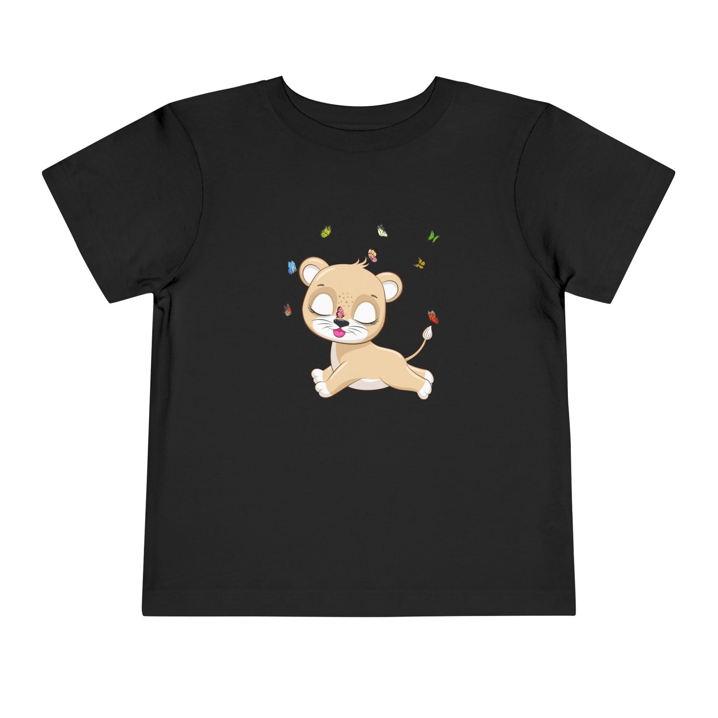 Playful Toddler Tee with Cute Lion Design, Children's Summer Shirt, Gift for Kids, Animal Lover Tee, Birthday Outfit