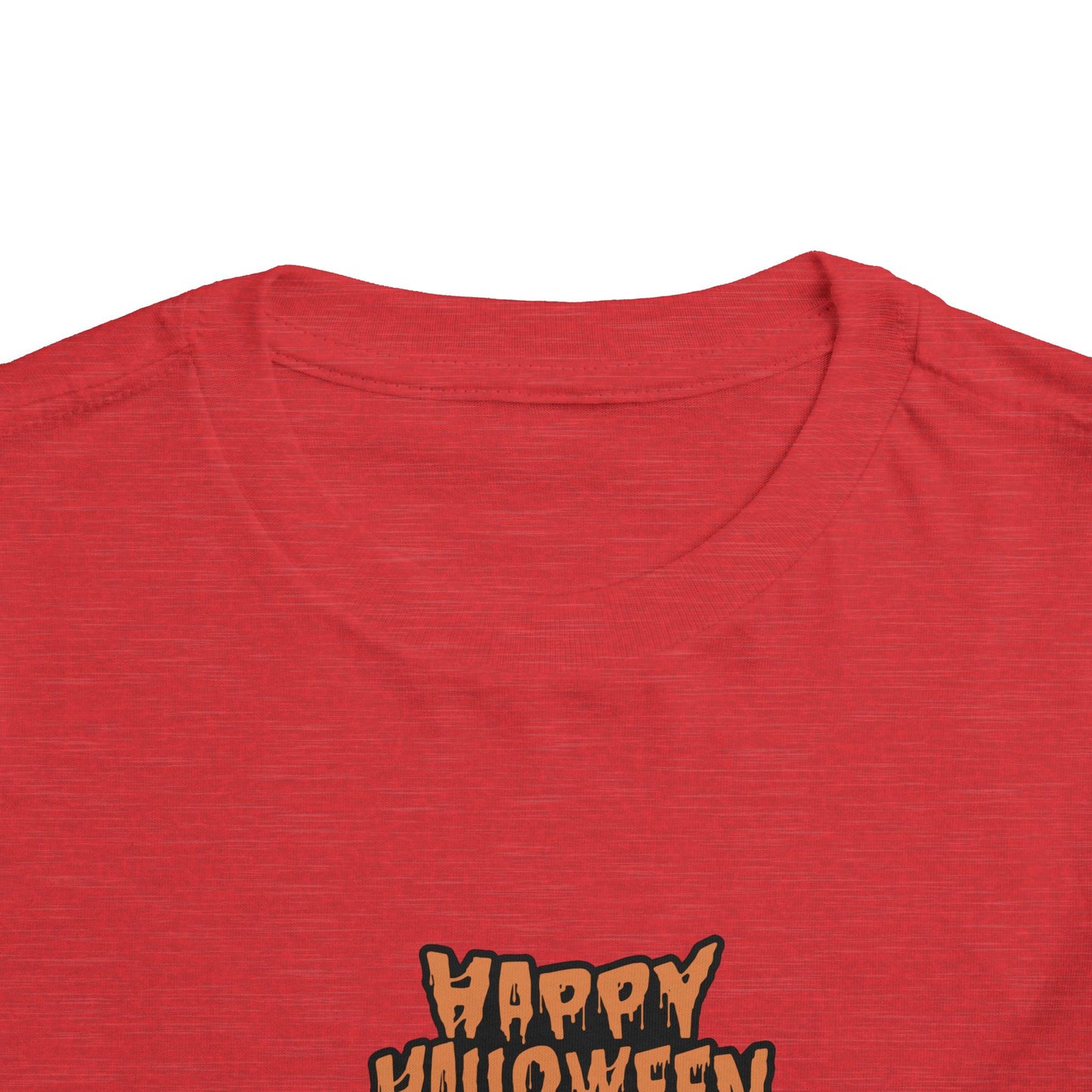 Happy Halloween Toddler Tee, Cute Halloween Shirt, Kids Party Outfit, Trick or Treat Apparel, Fun Ghost Design Toddler T-Shirt