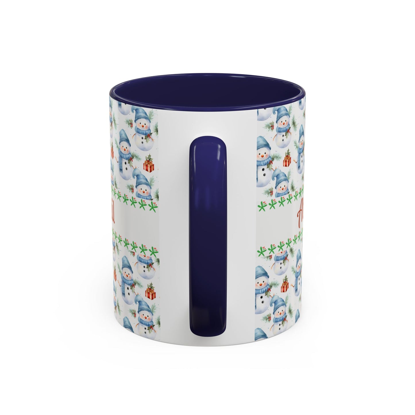 Festive Snowman Coffee Mug, Personalized Holiday Mug, Winter Decor, Gift for Her, Cute Coffee Cup