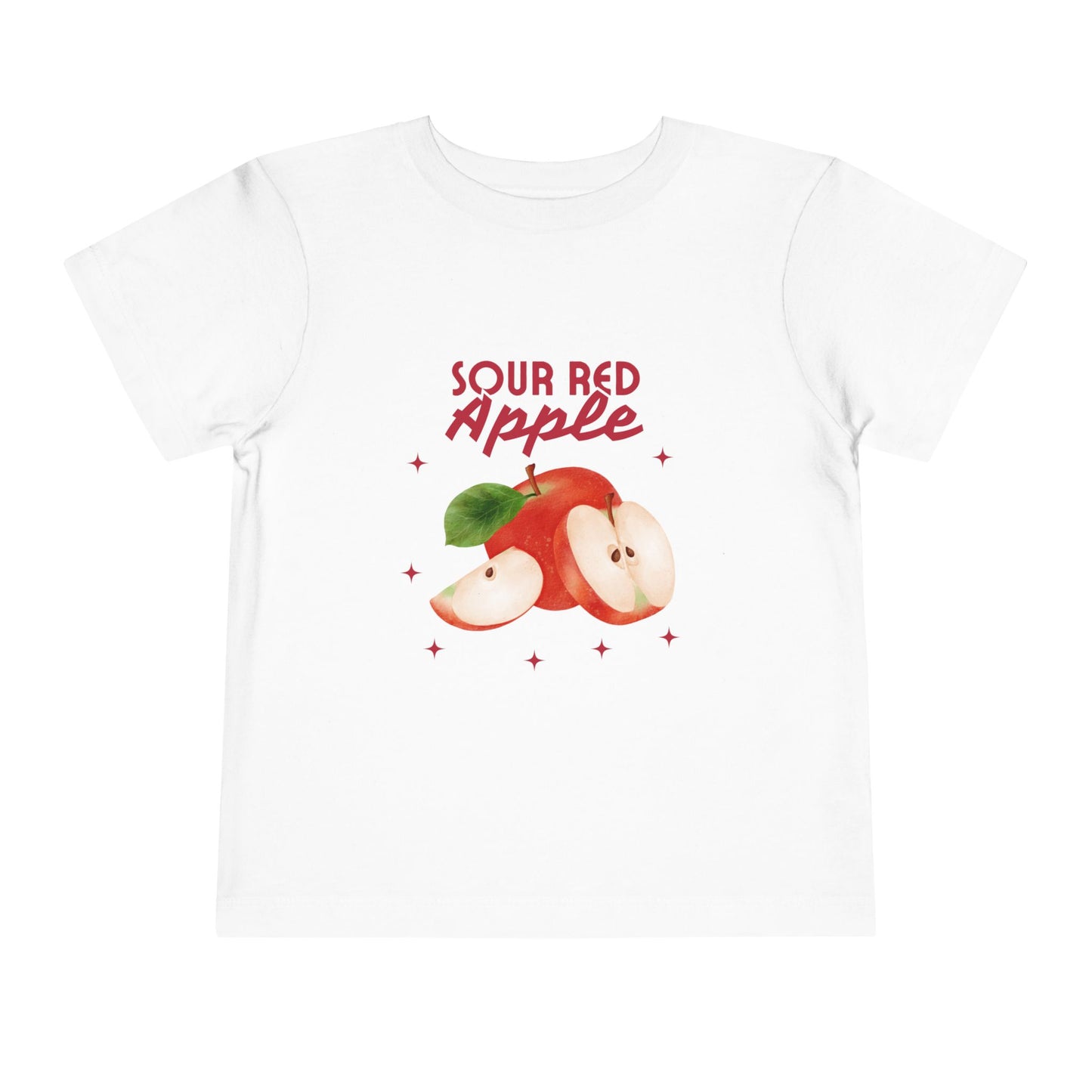 Cute Toddler Apple Tee, Short Sleeve Shirt for Kids, Summer Outfit, Gift for Toddlers, Fruit Themed Clothing, Birthday Party Wear