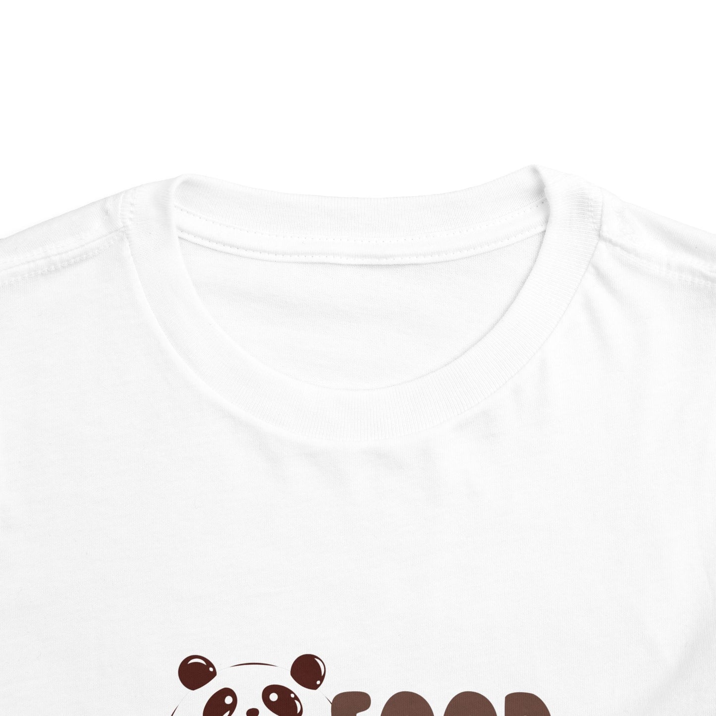 Cute Panda Foodie Toddler Tee, Kids T-Shirt, Animal Lover Gift, Birthday, Playtime, Casual Wear, Summer Outfit