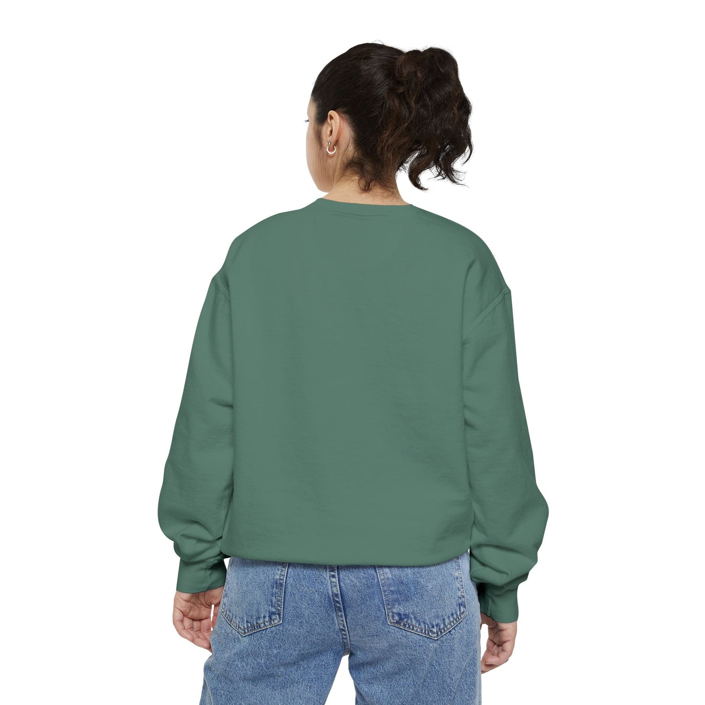 Turtle with a sunflower hat Unisex Garment-Dyed Sweatshirt