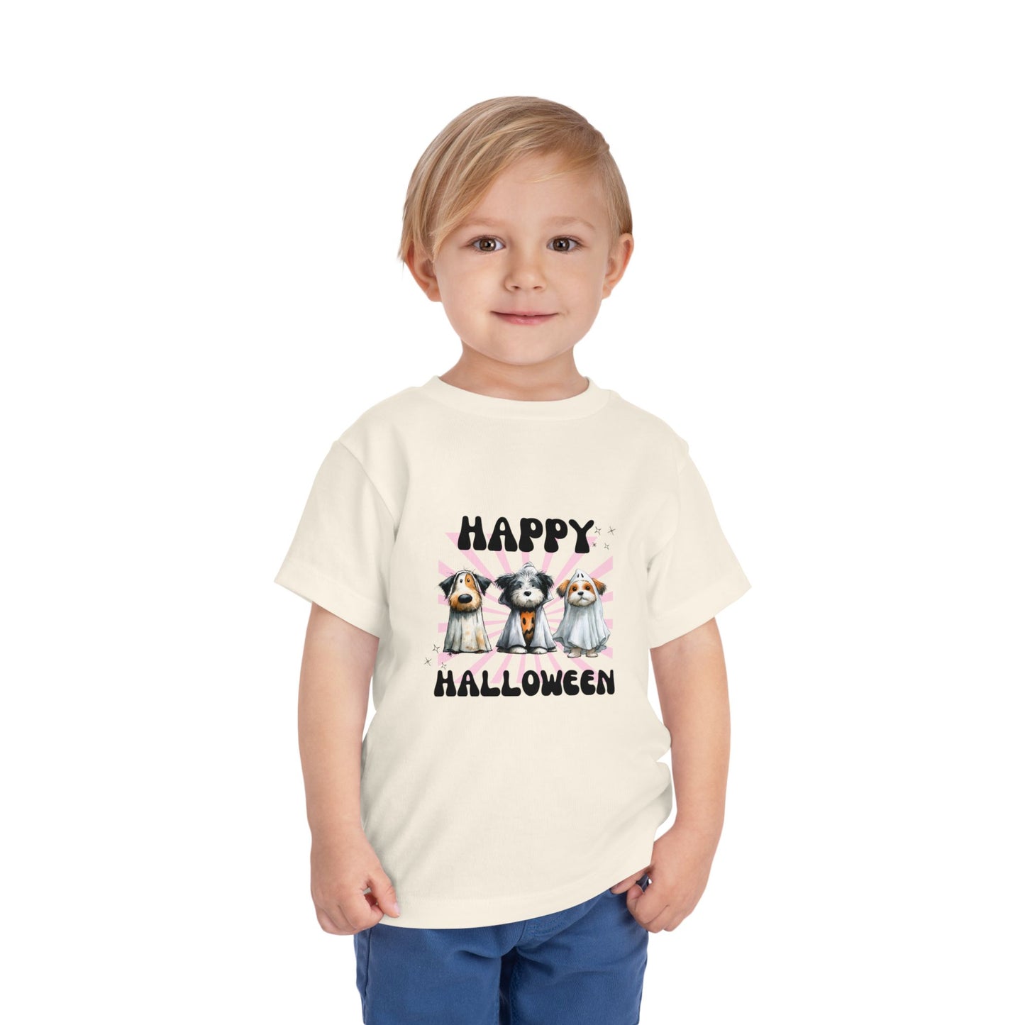 Toddler Halloween Tee - Cute Dog Design, Kids Halloween Shirt, Toddler Costume Shirt, Fun Playwear, Birthday Gift, Dog Lover Tee