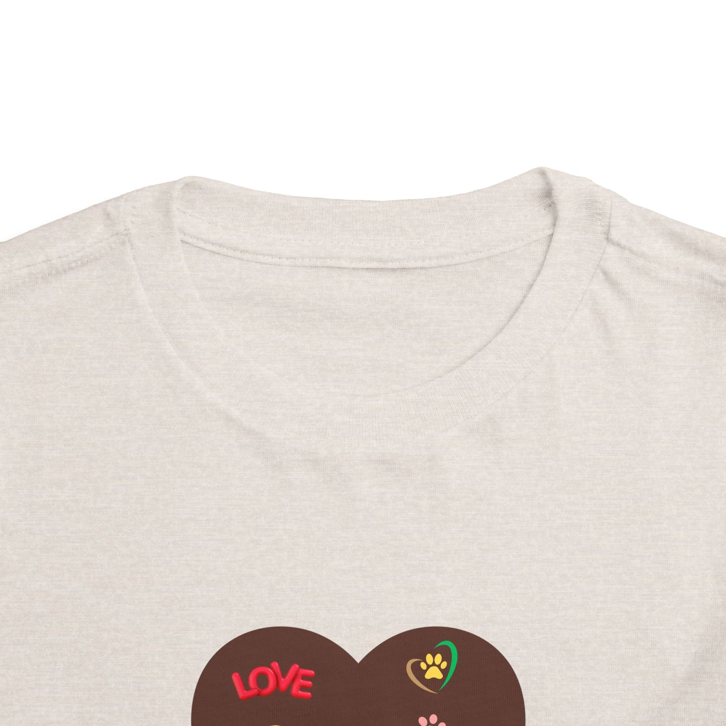 Bulldog Love Toddler Tee - Cute Dog Shirt, Baby Gift, Pet Lover Apparel, Kids Summer Style, Adorable Animal Tee