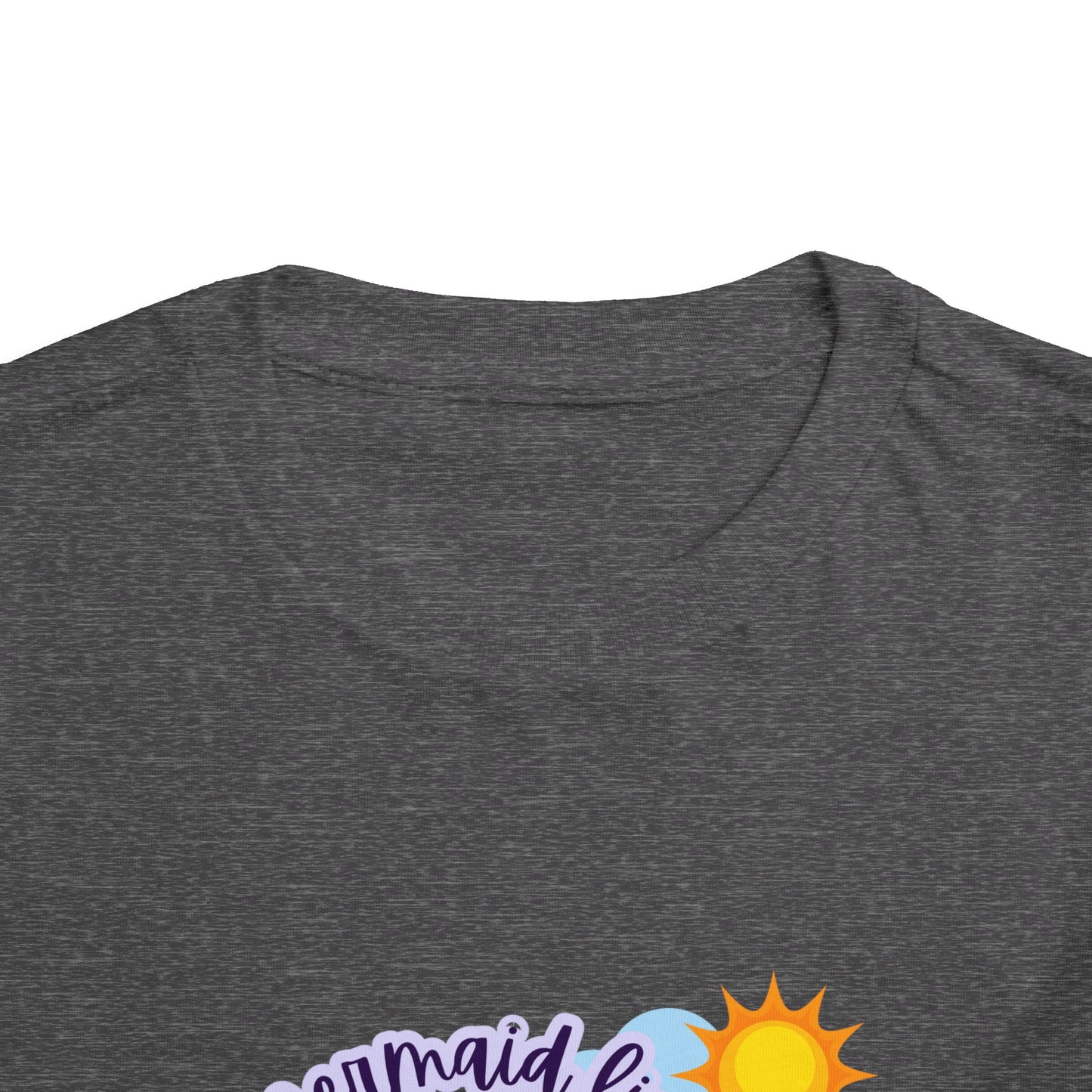 Mermaid Live Toddler Tee, Fun Summer Shirt, Cute Kids Clothing, Beach Outfit, Birthday Gift, Playtime Essential