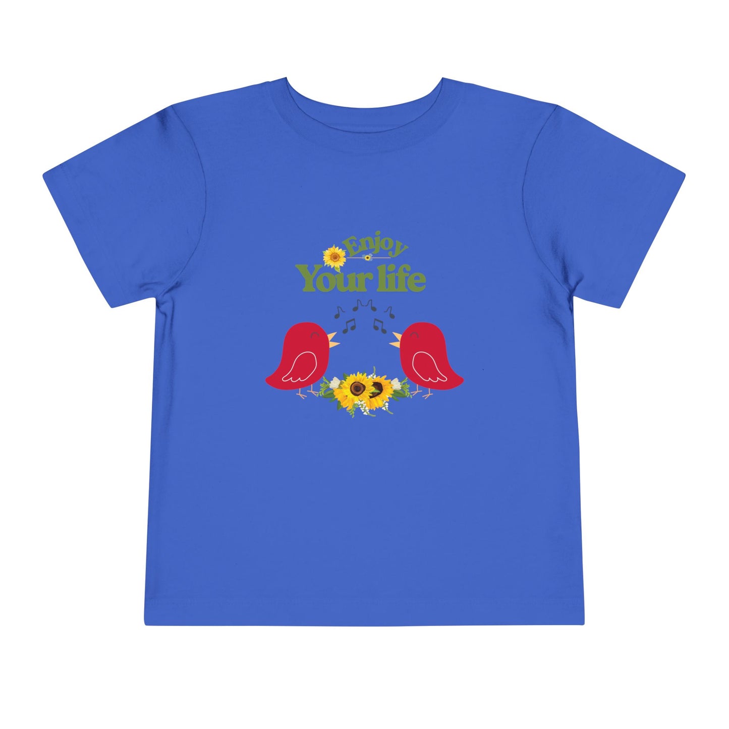 Enjoy Your Life Toddler Tee, Cute Kids Shirt, Inspirational T-Shirt, Gift for Toddler, Nature-Inspired Clothing