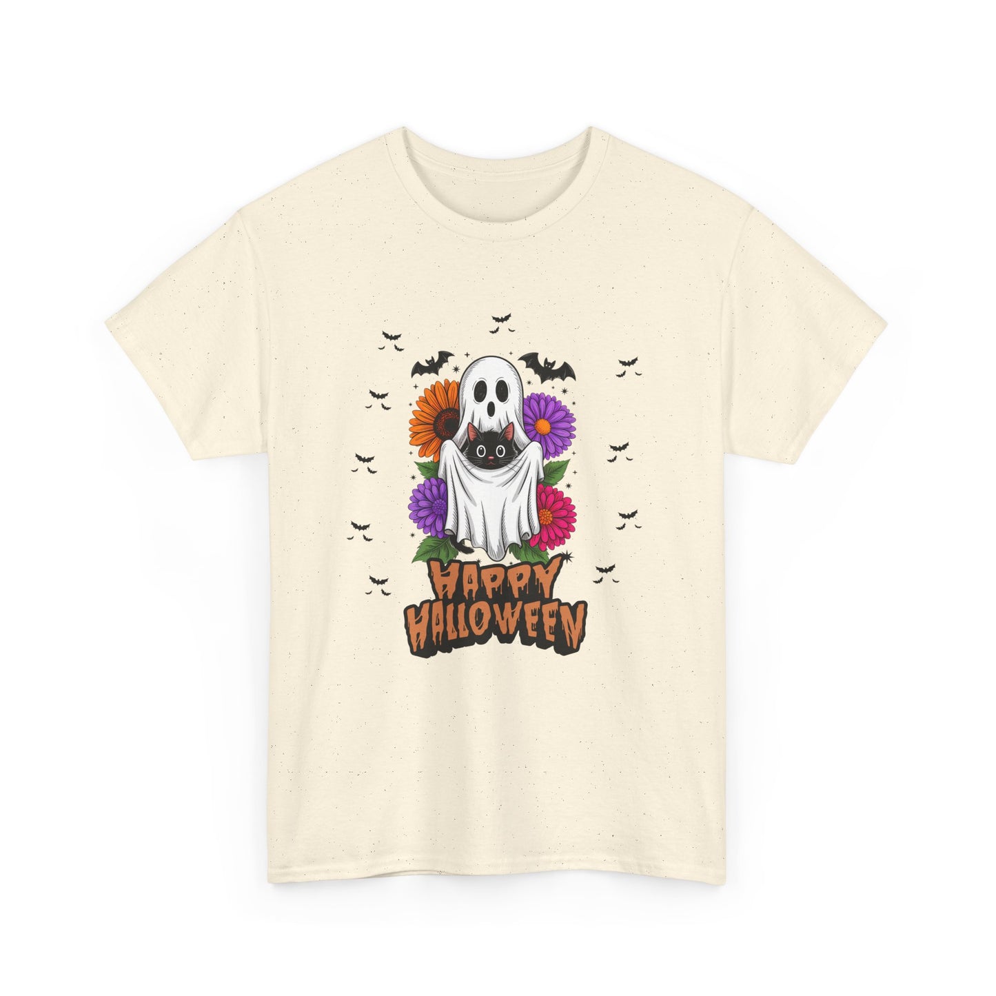 Halloween Ghost Unisex Tee, Perfect for Trick-or-Treating, Spooky Season Shirts, Fall Vibes, Halloween Party Attire