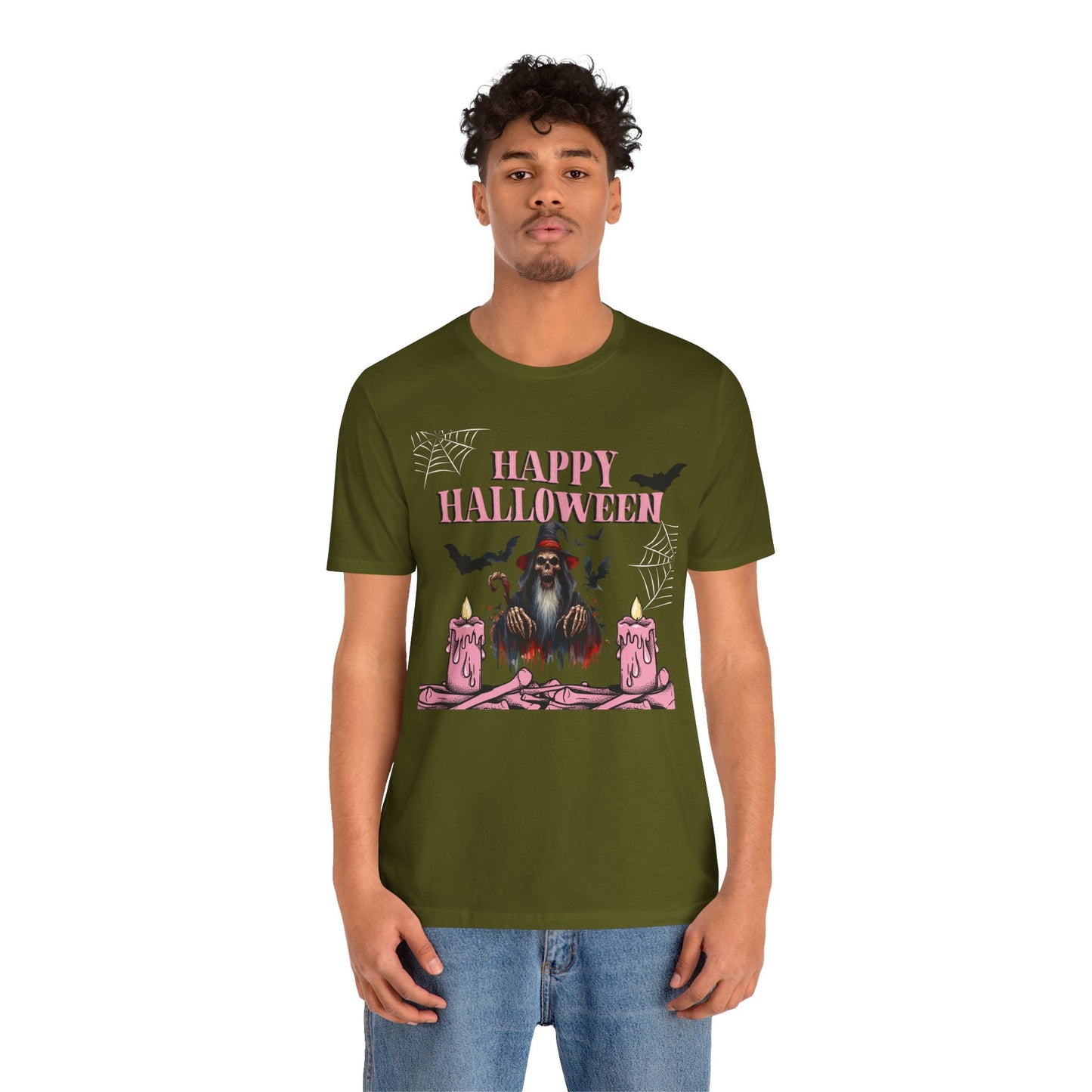 Happy Halloween Unisex T-Shirt | Spooky Seasonal Tee, Halloween Apparel, Ghostly Gifts, Casual Wear, October Celebration Shirt