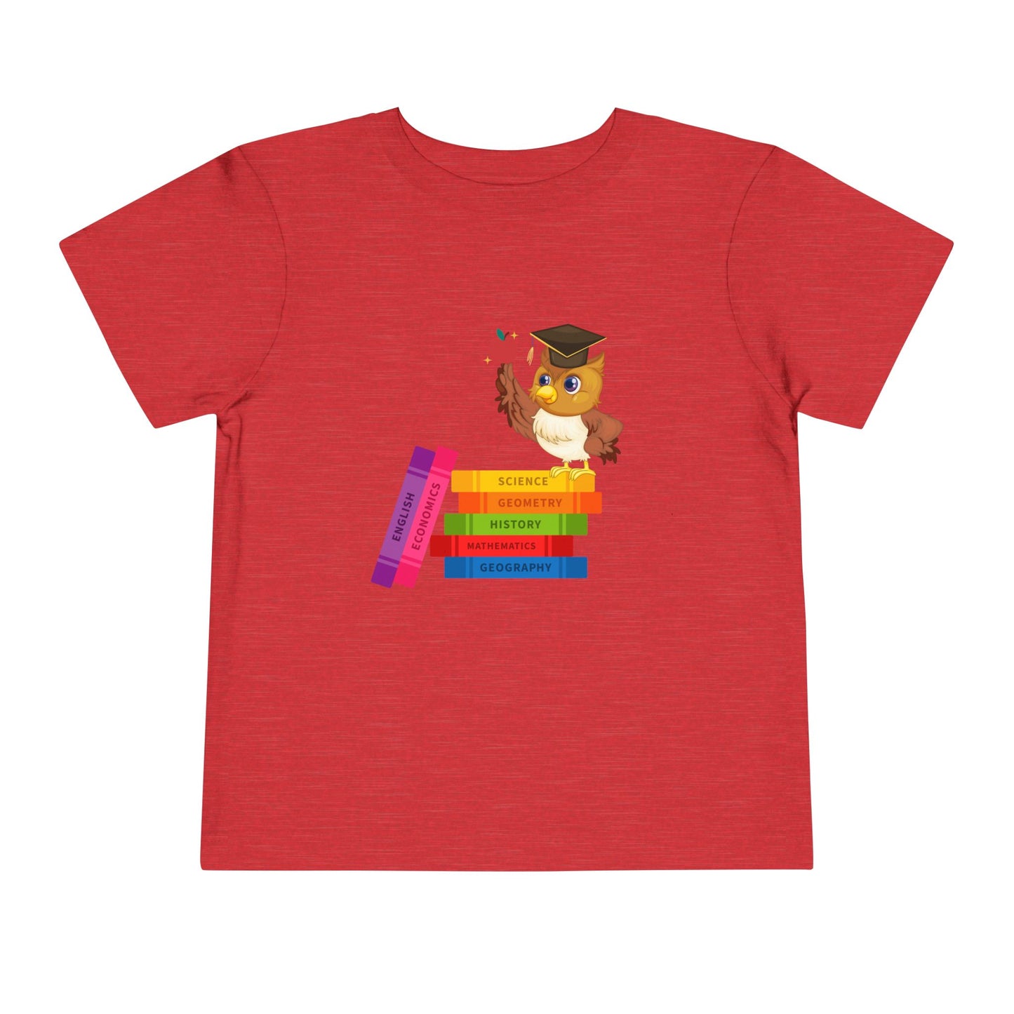Graduation Owl Toddler Tee, Kids Graduation Gift, Cute Animal Shirt, Back to School Outfit, Book Lover Apparel, Preschool Tee