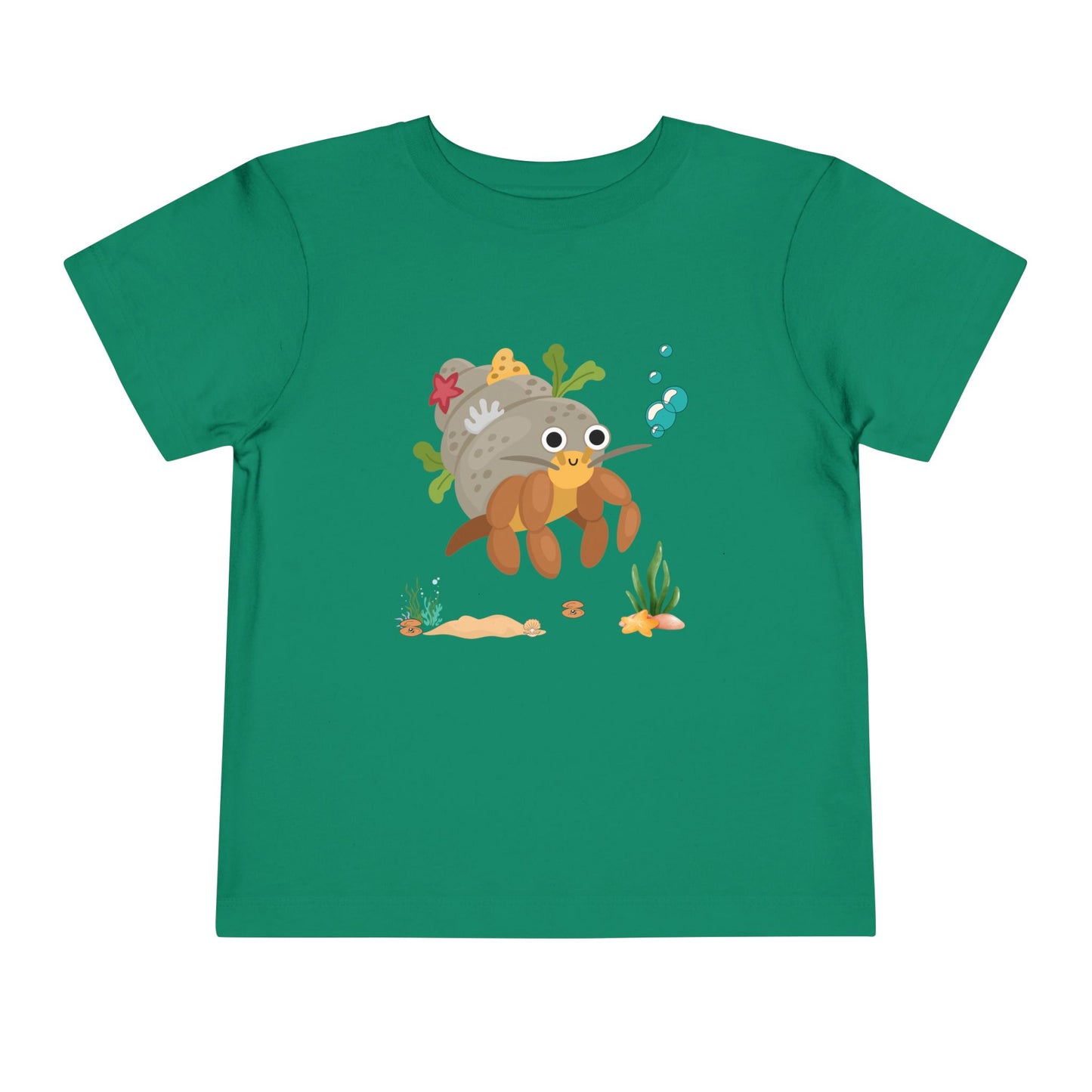 Cute Ocean-Themed Toddler Tee, Cartoon Crab Tee, Summer Playwear, Beach Outfit, Kids Gift, Toddler Beach Shirt
