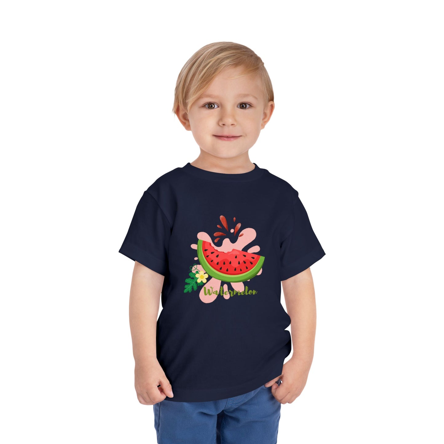 Watermelon Splash Toddler Tee, Summer Shirt, Kids T-Shirt, Cute Toddler Outfit, Fun Playwear, Birthday Gift