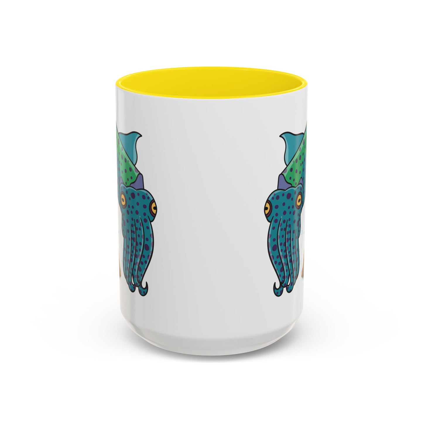 Cute with marine habitat coral and bubbles Coffee Mug
