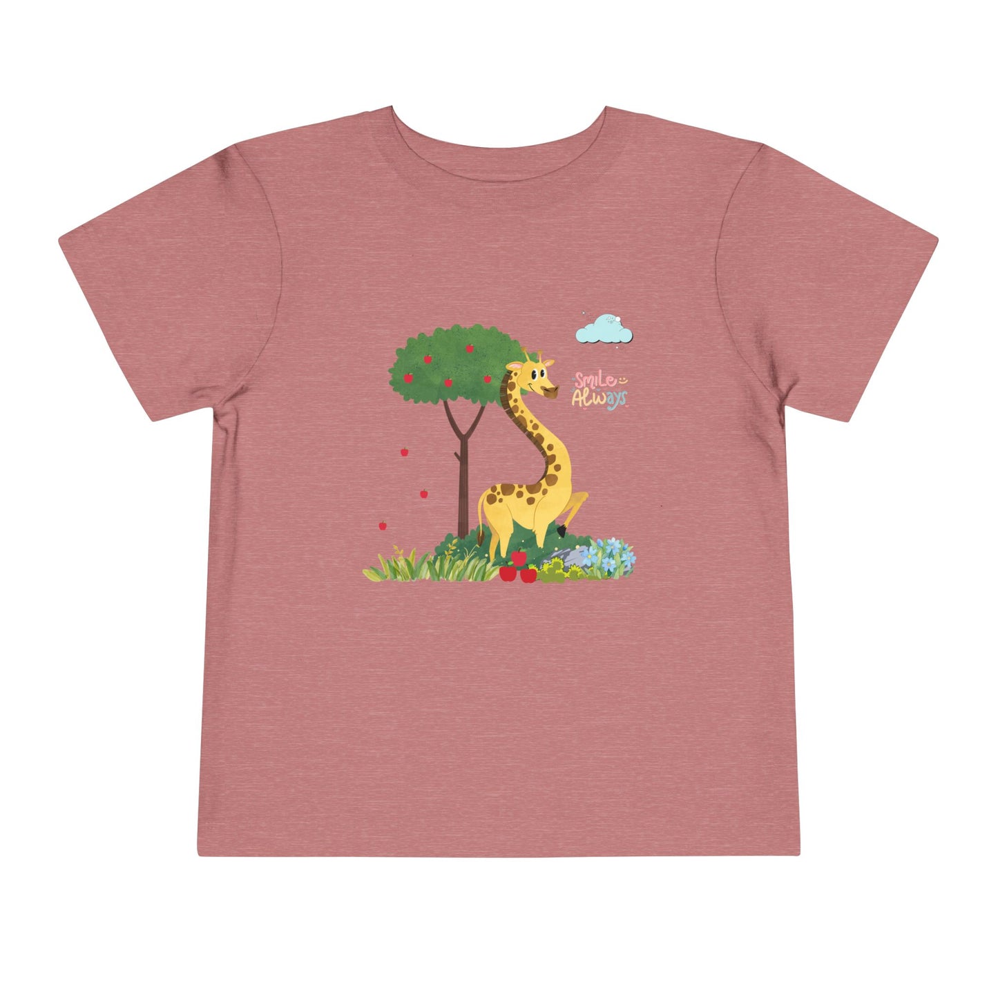 Adorable Toddler Giraffe Tee, Cute Kids Shirt, Playful Summer Top, Toddler Gift, Nature-Themed Children’s Apparel