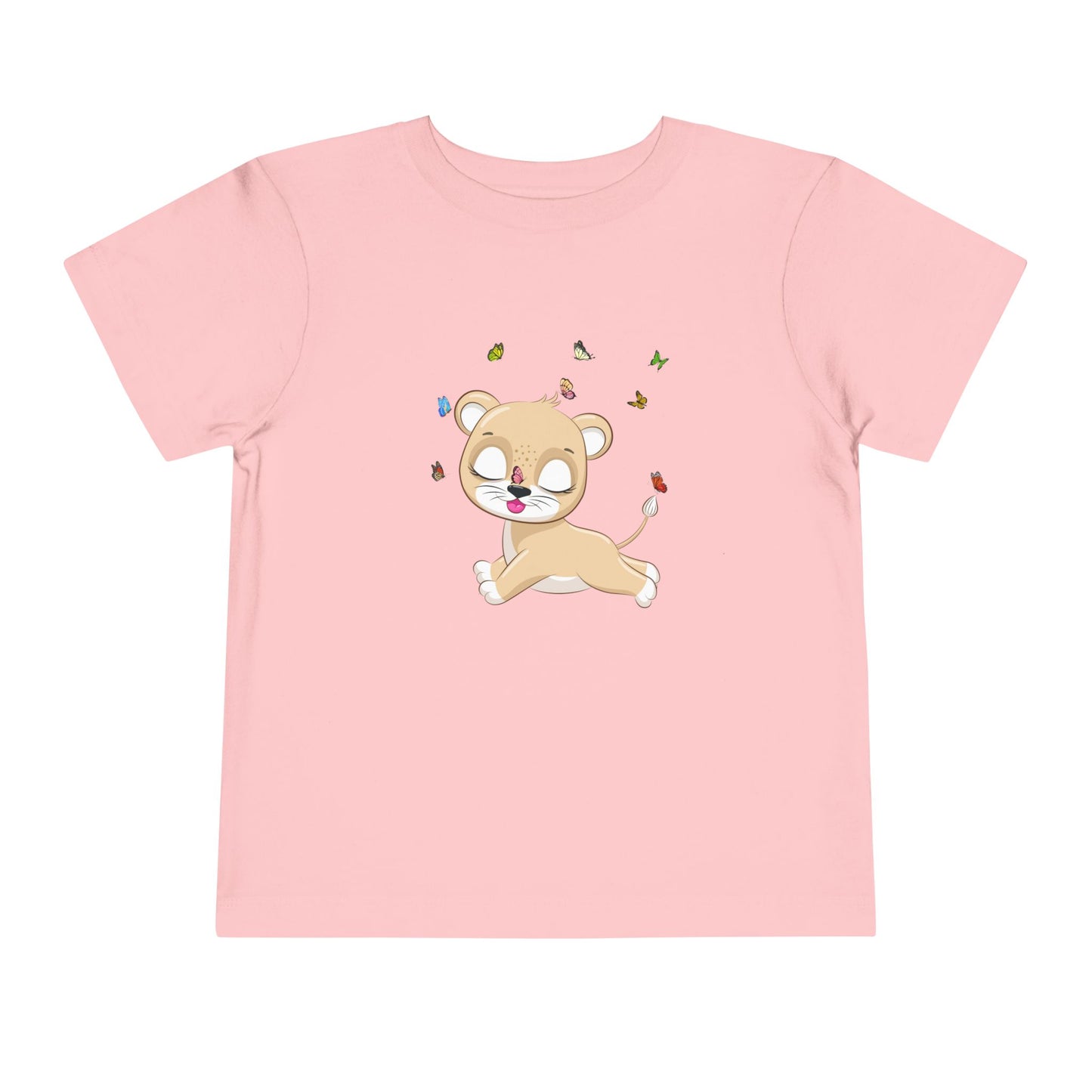 Playful Toddler Tee with Cute Lion Design, Children's Summer Shirt, Gift for Kids, Animal Lover Tee, Birthday Outfit