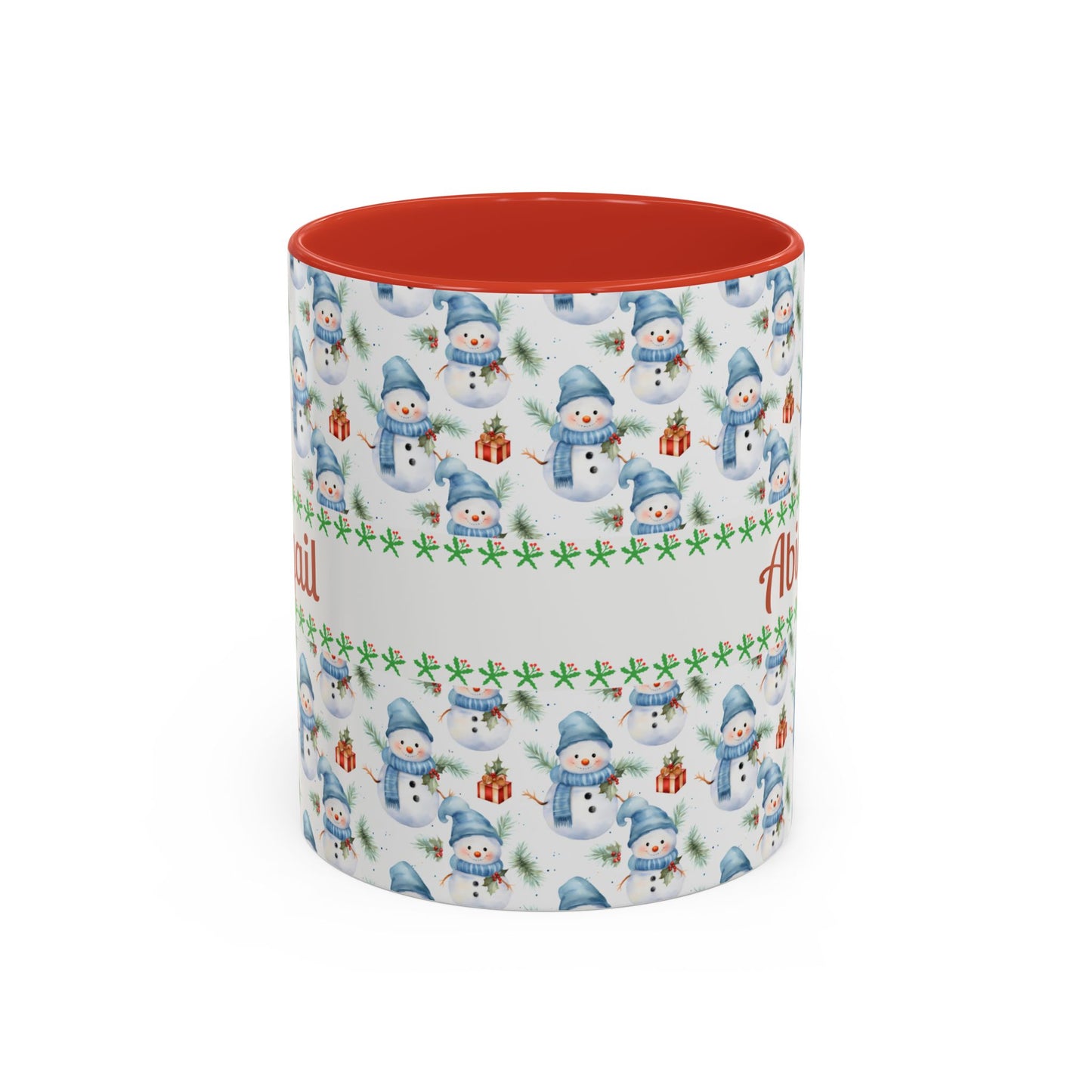 Festive Snowman Coffee Mug, Personalized Holiday Mug, Winter Decor, Gift for Her, Cute Coffee Cup