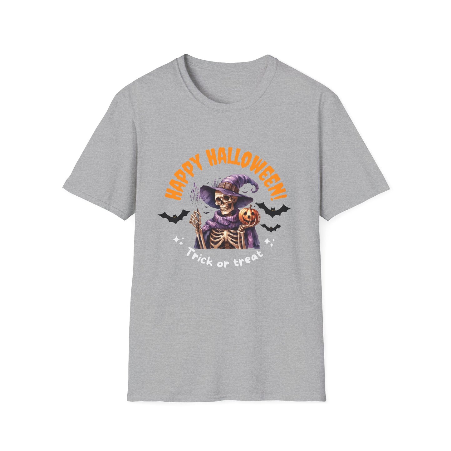 Halloween Skeleton Unisex T-Shirt, Spooky Graphic Tee, Fall Fashion, Party Wear, Halloween Costume, Gift for Friends