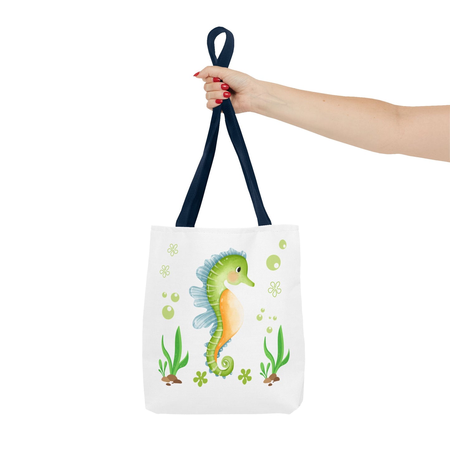 Seahorse with a focus on the natural world Tote Bag
