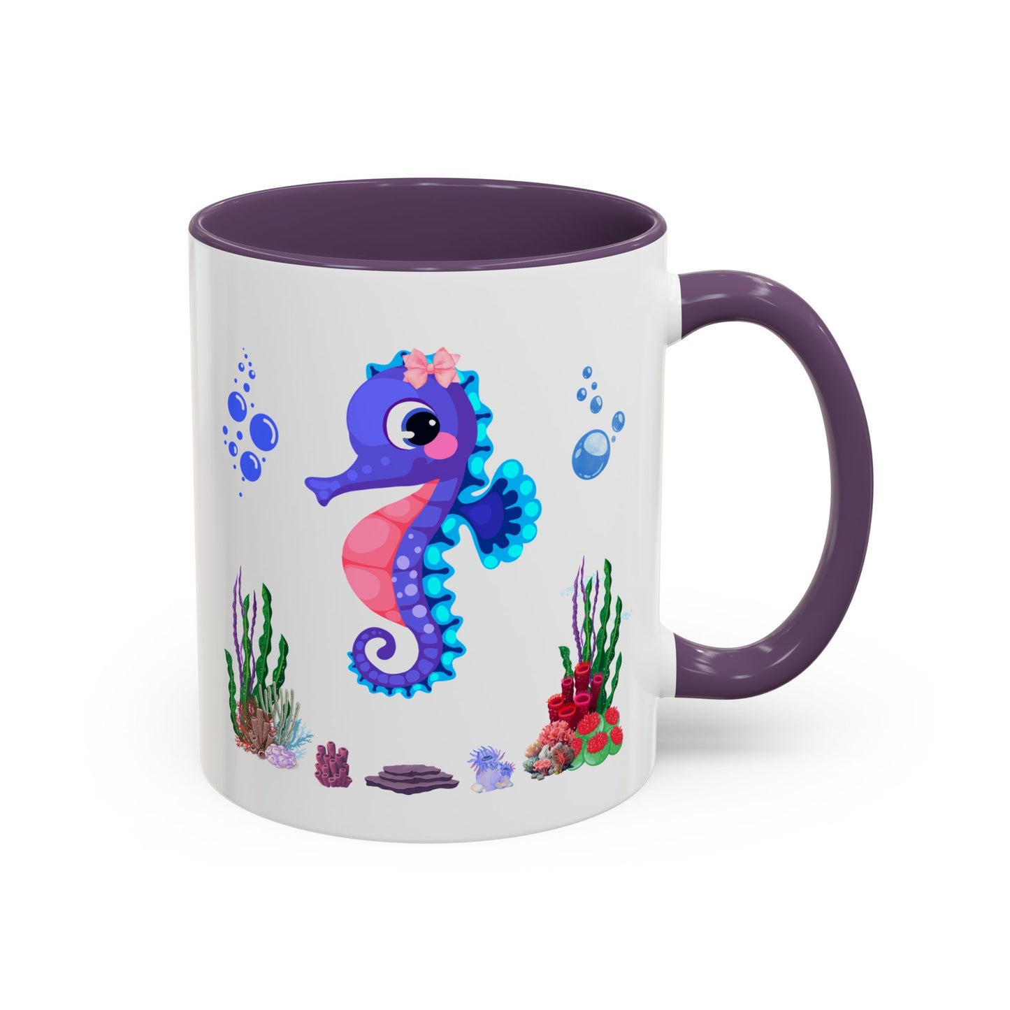 Seahores playful under the sea Coffee Mug