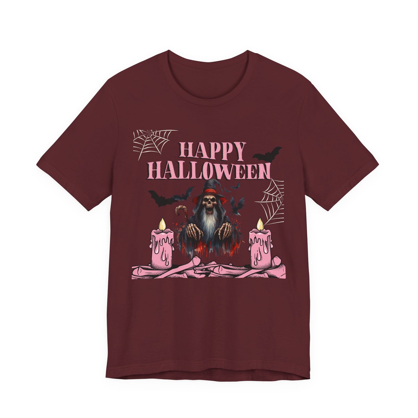 Happy Halloween Unisex T-Shirt | Spooky Seasonal Tee, Halloween Apparel, Ghostly Gifts, Casual Wear, October Celebration Shirt