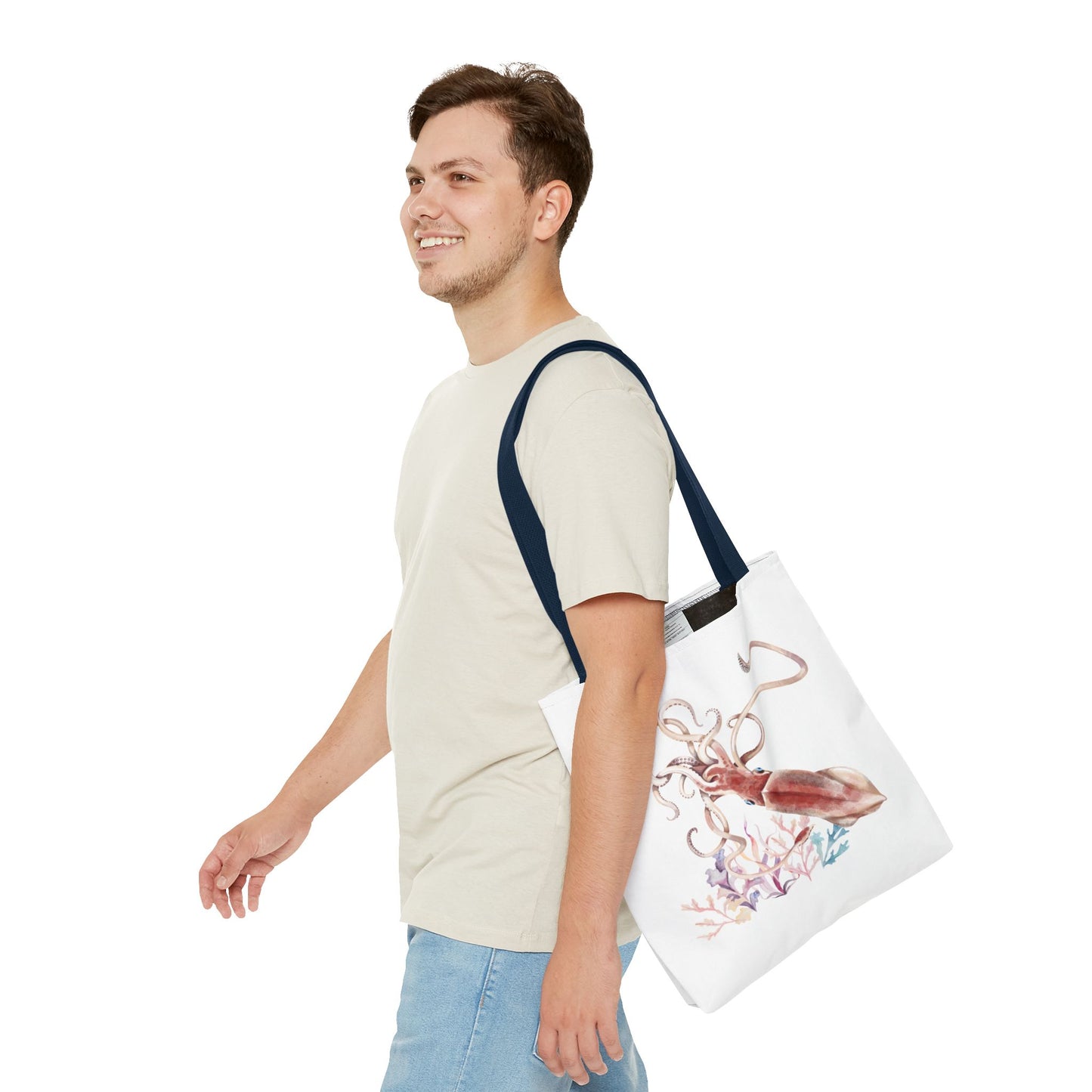 Squid dance of tentacles and translucence Tote Bag