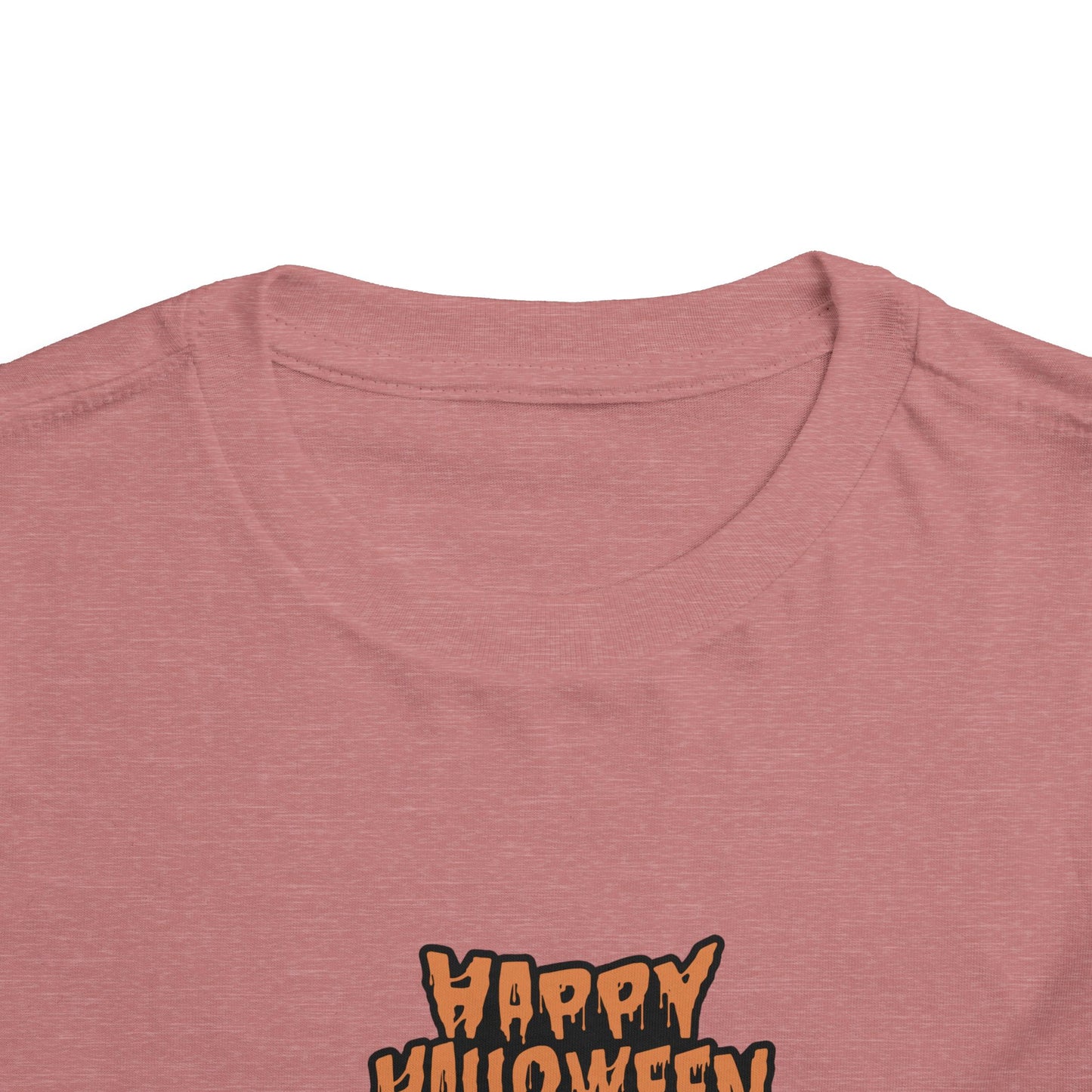 Happy Halloween Toddler Tee, Cute Halloween Shirt, Kids Party Outfit, Trick or Treat Apparel, Fun Ghost Design Toddler T-Shirt