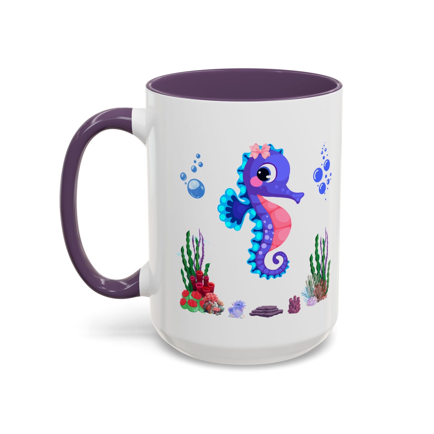 Seahores playful under the sea Coffee Mug