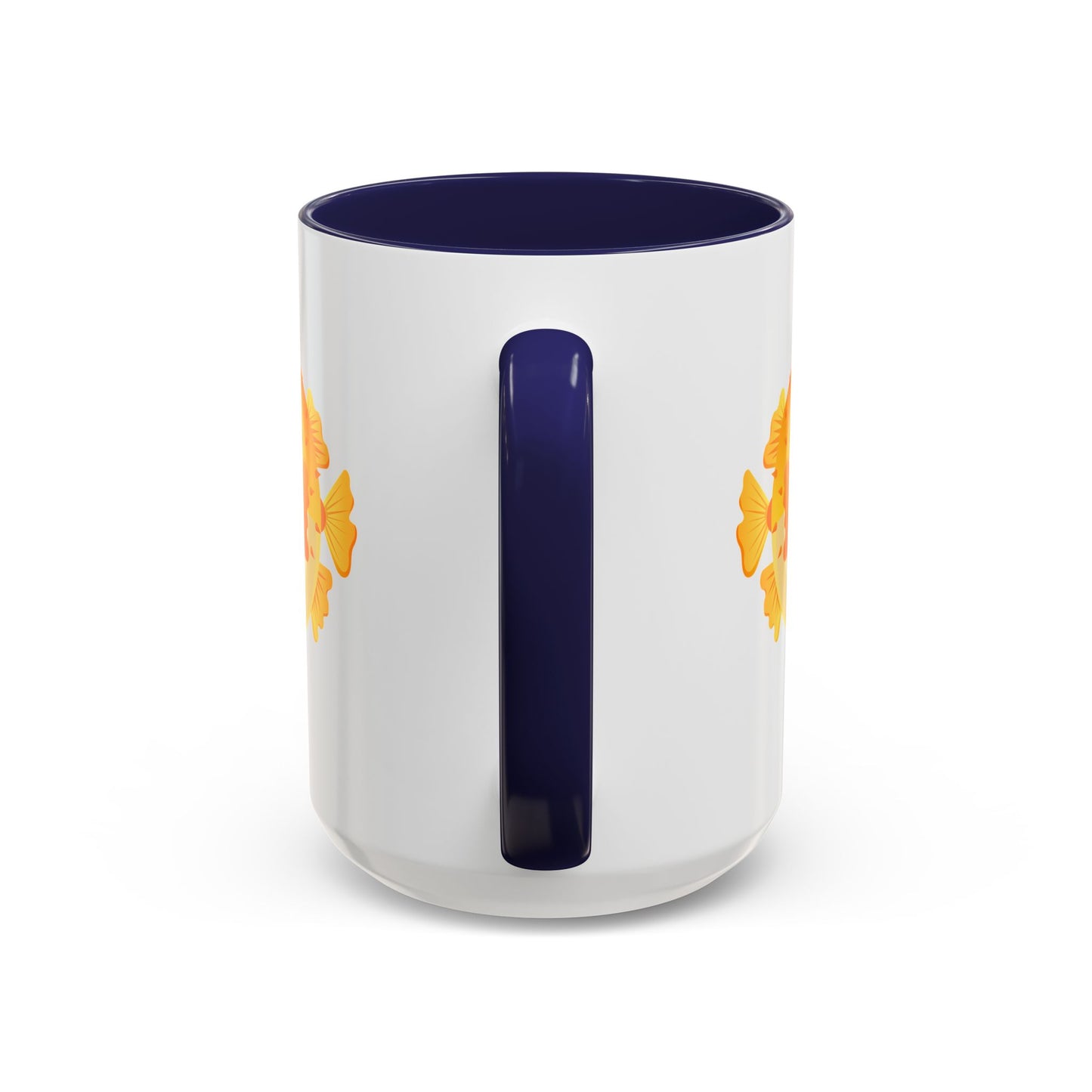 Cartoon Pufferfish with seaweed Coffee Mug