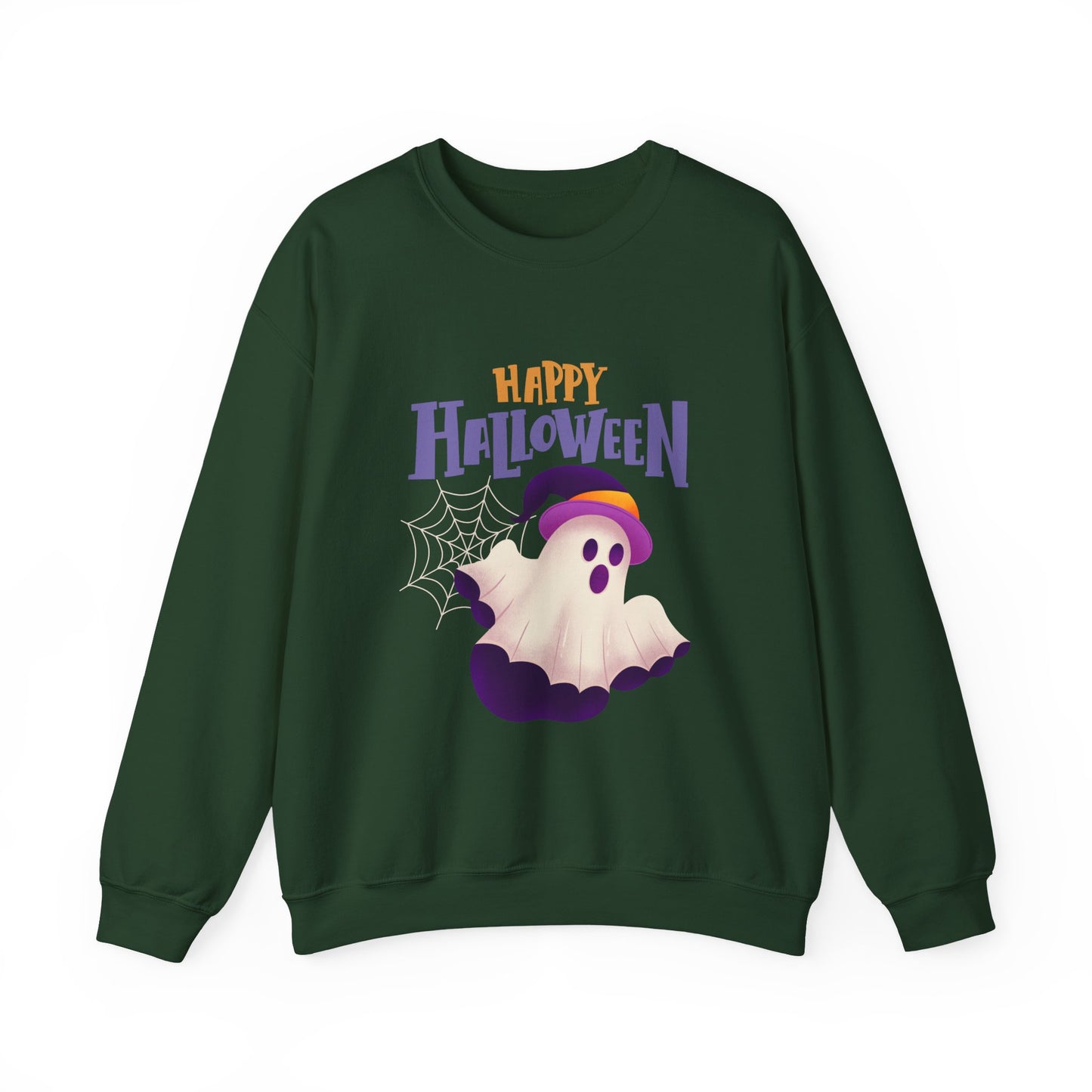 Halloween Ghost Sweatshirt | Unisex Crewneck | Spooky Season Apparel, Halloween Gift, Cozy Outfit, Festival Wear, Autumn Fashion