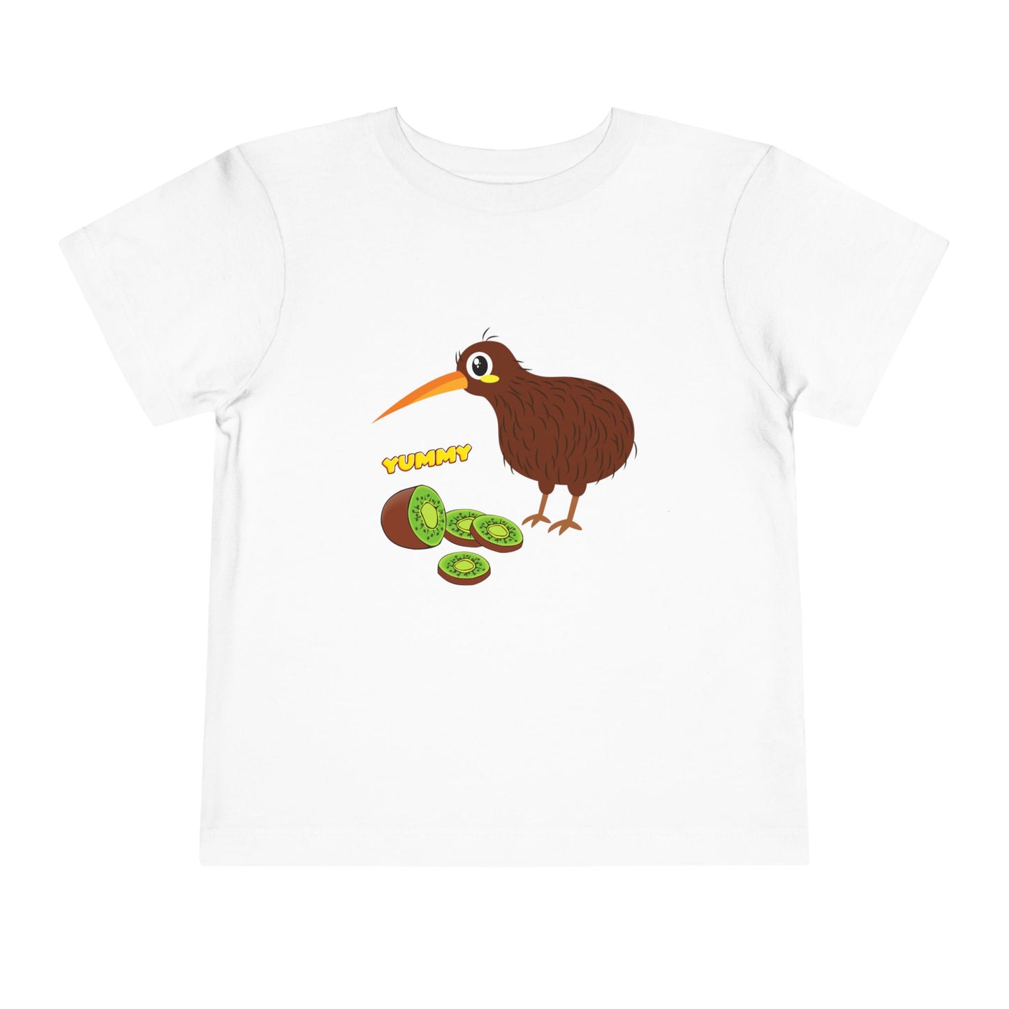 Adorable Kiwi Bird Toddler Tee, Cute Kids Shirt, Fun Toddler Gift, Playful Short Sleeve Tee, Baby Shower Present, Summer Outfit