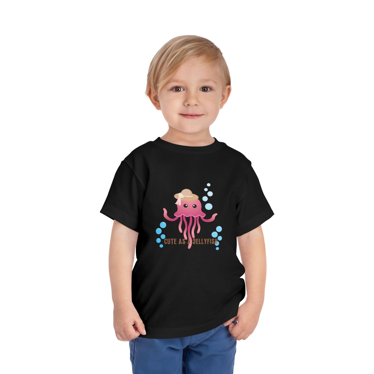 Cute Jellyfish Toddler Tee, Kids Summer Shirt, Birthday Gift, Ocean Theme Apparel, Cute as a Jellyfish Design