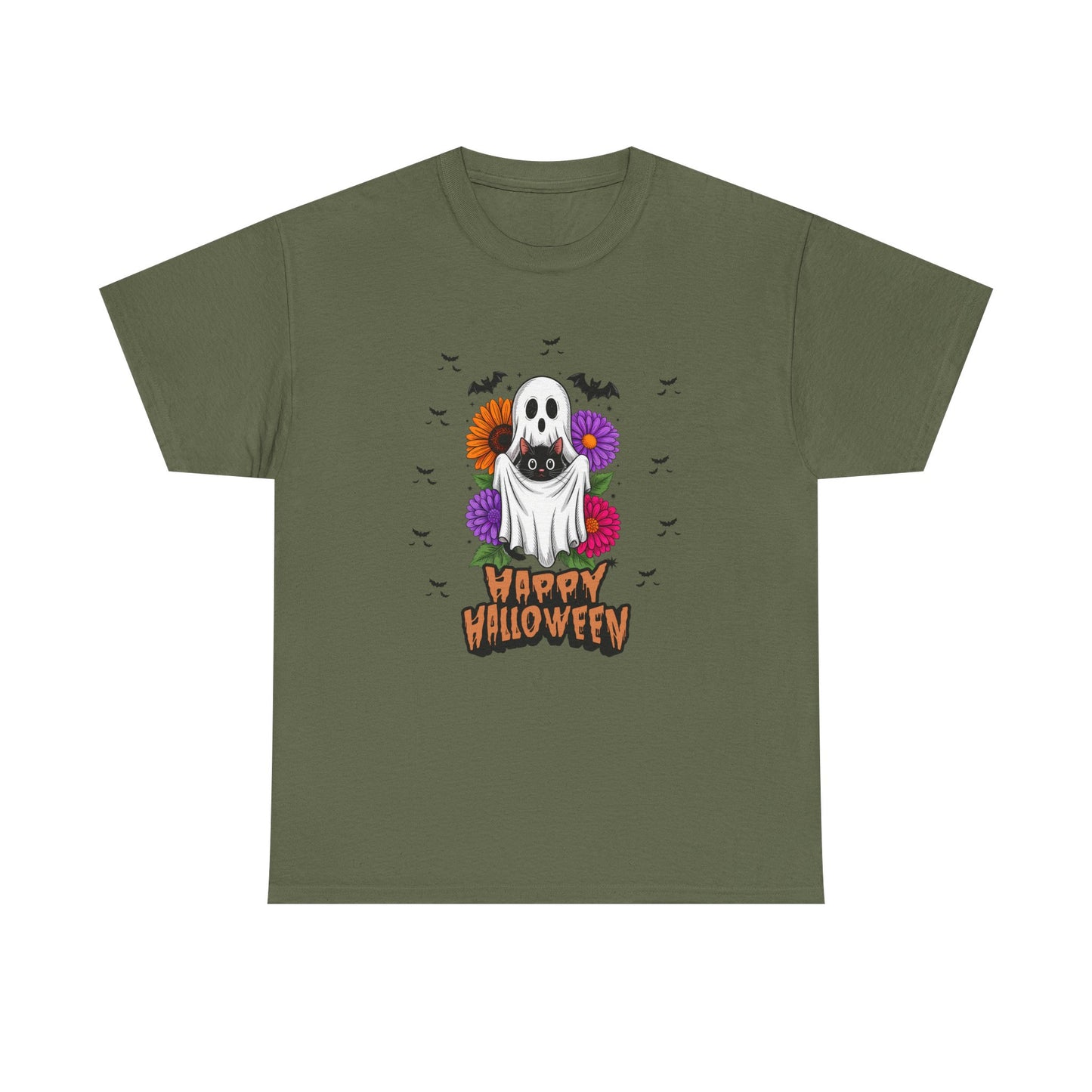 Halloween Ghost Unisex Tee, Perfect for Trick-or-Treating, Spooky Season Shirts, Fall Vibes, Halloween Party Attire