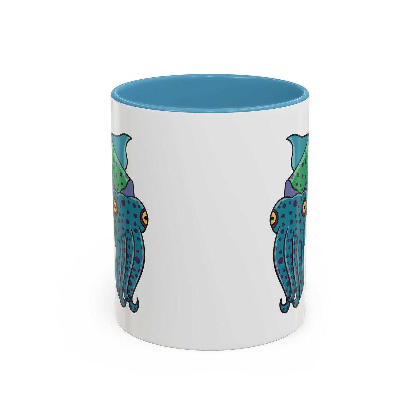 Cute with marine habitat coral and bubbles Coffee Mug