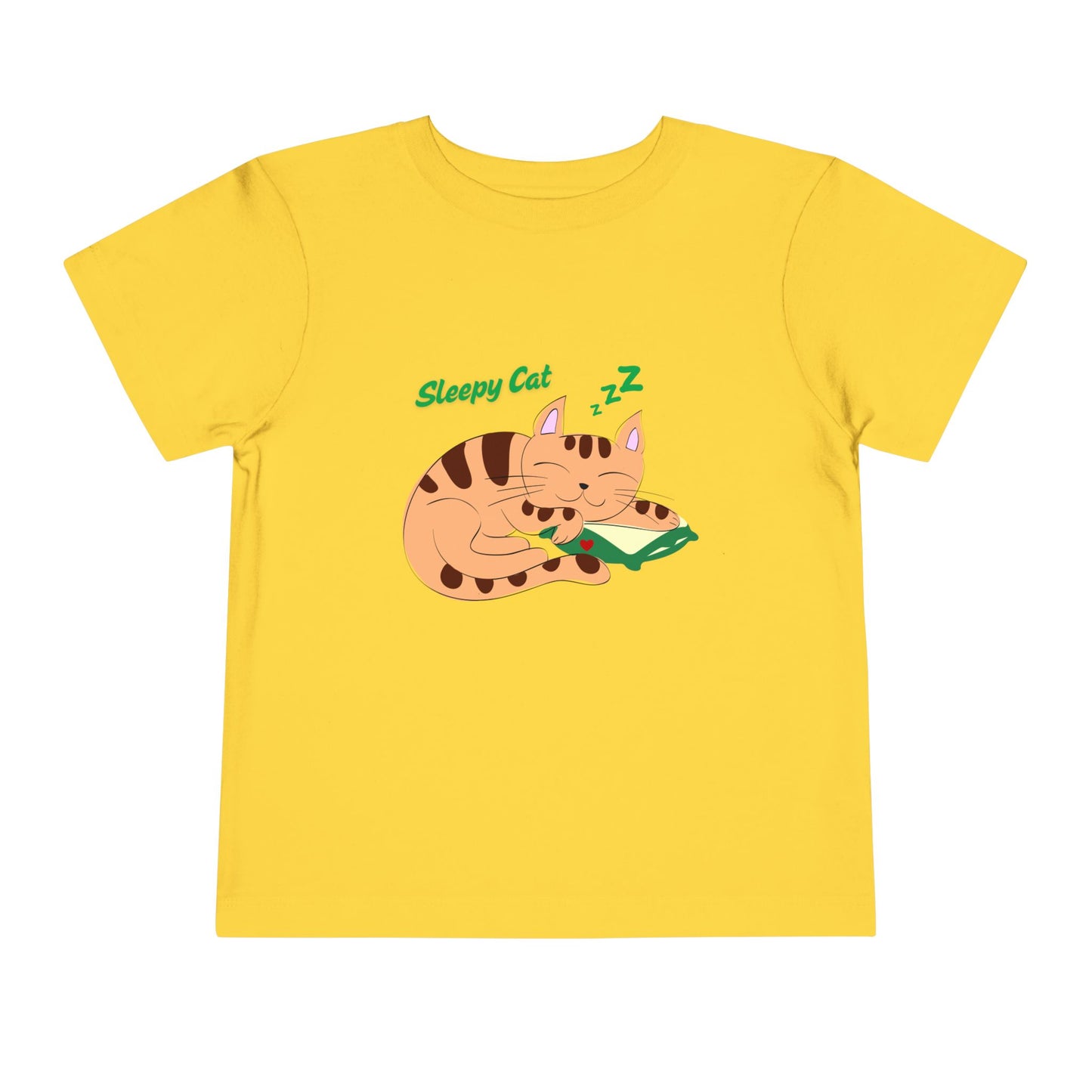Sleepy Cat Toddler Tee, Cute Kids Shirt, Adorable Toddler Clothing, Cat Lover Gift, Baby Shower Present, Playful Everyday Wear