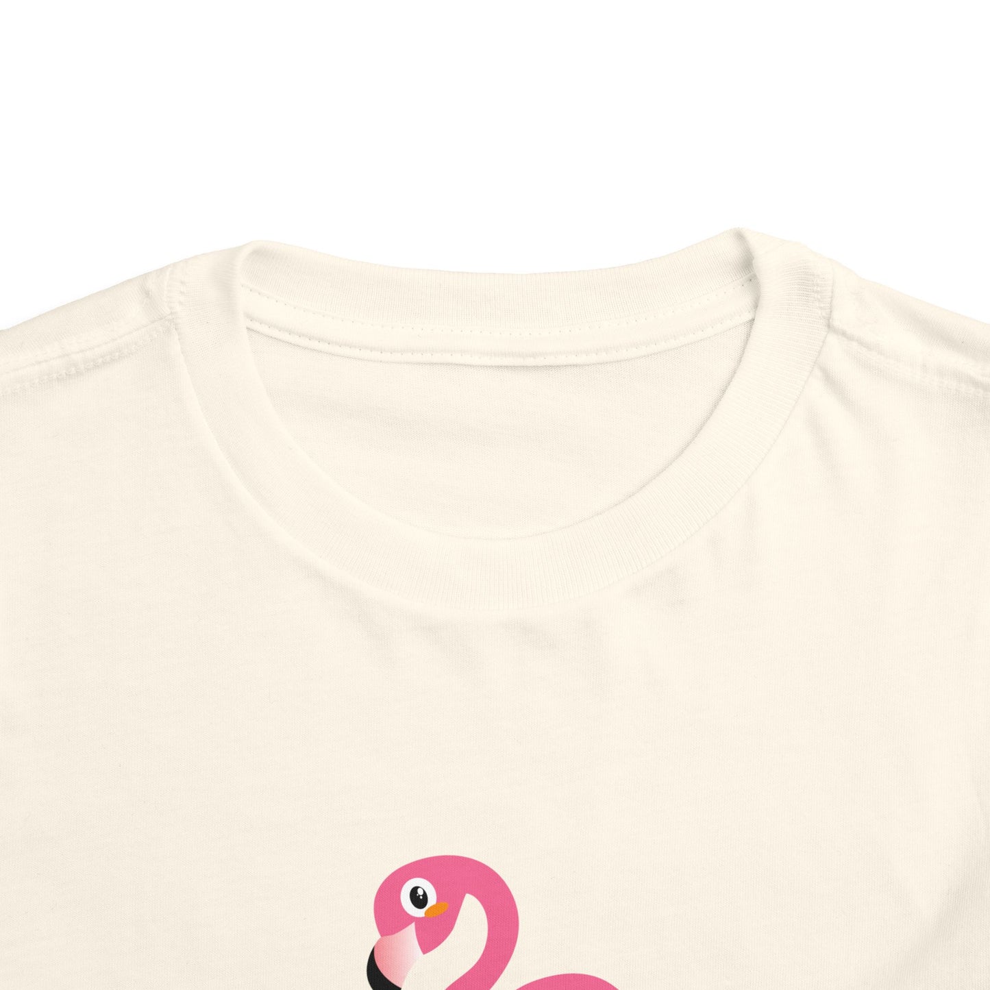 Whimsical Flamingo Toddler Tee - Fun Summer Kids Shirt, Playful Gift for Birthdays, Beach Days, Everyday Wear, Cute Summer Apparel